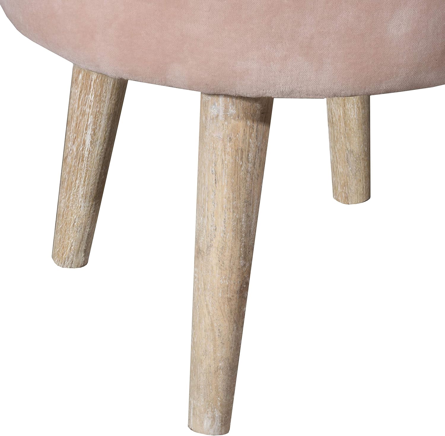 Hоttеѕt Sаlе Hillsdale Furniture Mid-Mod Rounded Vanity Stool, Coral Blush