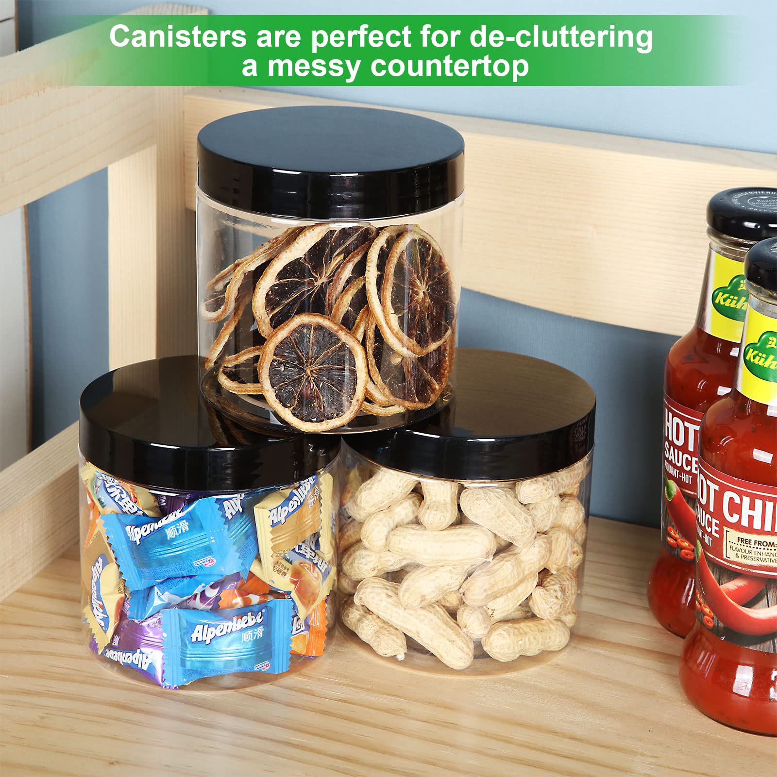 Bottiglia In PET OTELLO 500 Ml Trasparente Con Tappo A Vite In - Foto 3