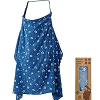 Vista 1 de Cubierta de lactancia 100% algodón, cubierta de lactancia materna, muselina de privacidad, cobertura completa, bufanda de lactancia para bebé