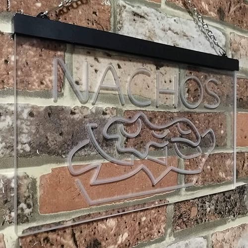 Miniatura 4 de ADVPRO Nachos Café - Letrero de neón LED de doble color, rojo y azul, 16 x 12 pulgadas, st6s43-i0314-rb