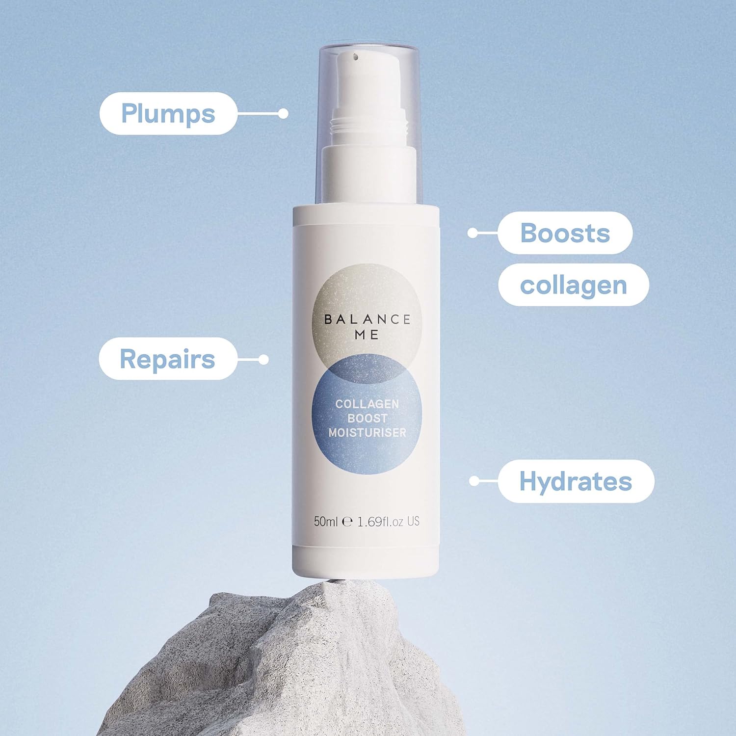 Balance Me Plump + Brighten Skin Care Set, Includes Vitamin C Repair Serum & Collagen Boost, Ultimate Holiday Skincare Gift Set for Women - Image 6