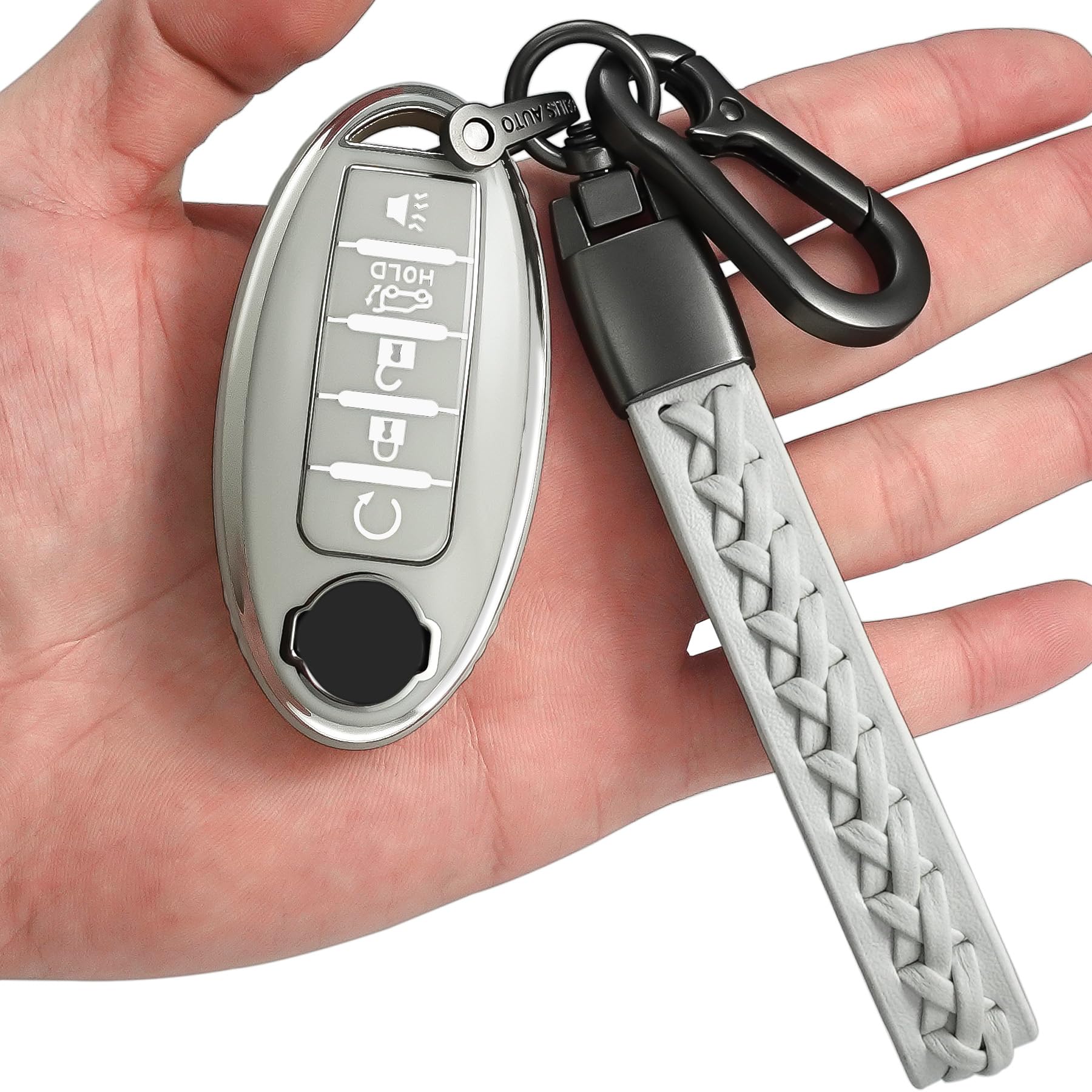 TPU Key Fob Cover For Infiniti & Nissan - Protective Case For Altima, Rogue, Q50, QX80 & More