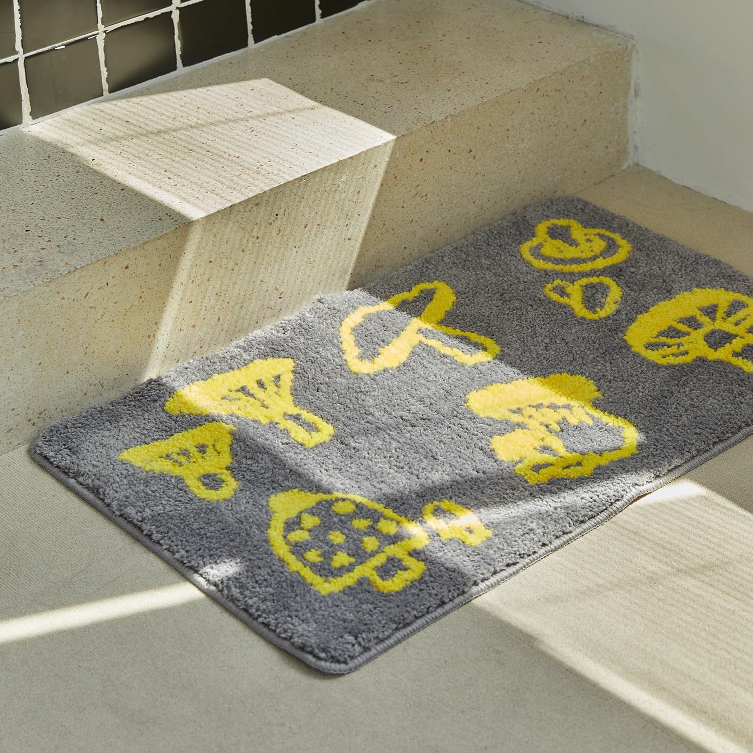 morning deer High-Pile Fluffy Rug Shaggy Area Rug 30"x18", Thick Soft Non-Slip Decorative Small Bath Rug for Bedside, Bathroom, Kitchen, Door, Machine Washable Easy Clean Mat