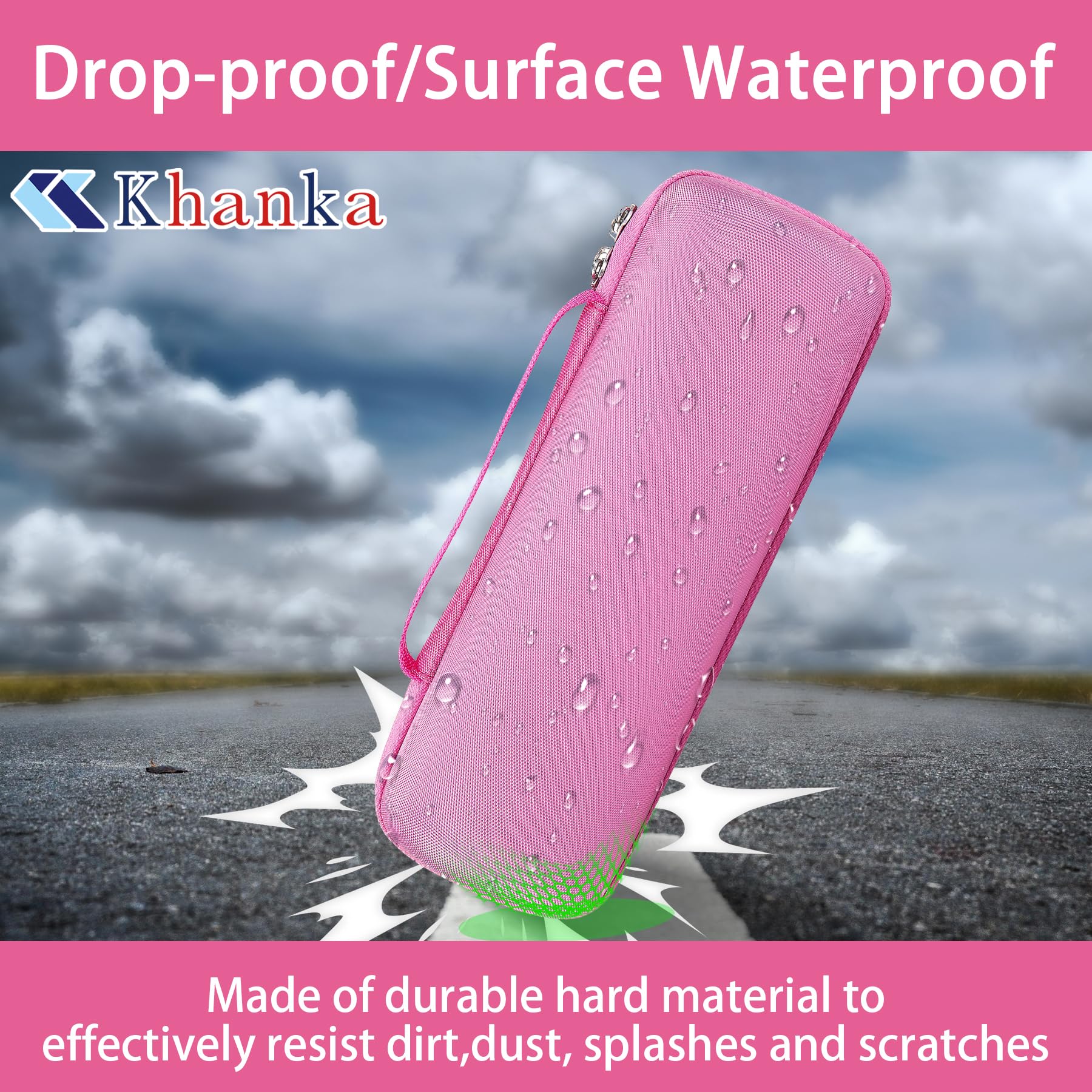 Amazon | Khanka ハードトラベルケース JBL Flip 6 防水ポータブル