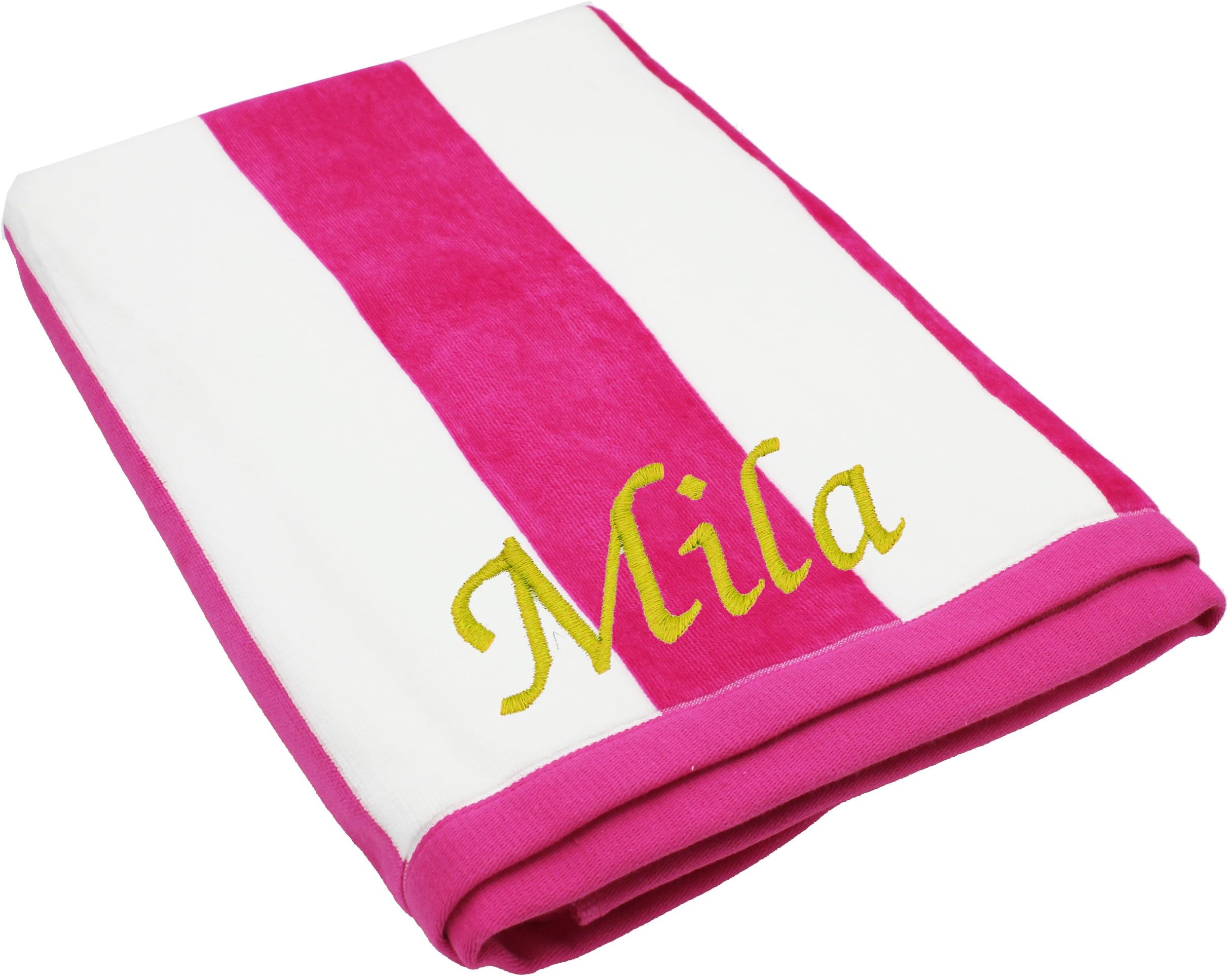 Personalized Beach Towels With Name – 70x30 Inch 100% Ring Spun Cotton, Striped Design, Great For Pool & Camping - View #10