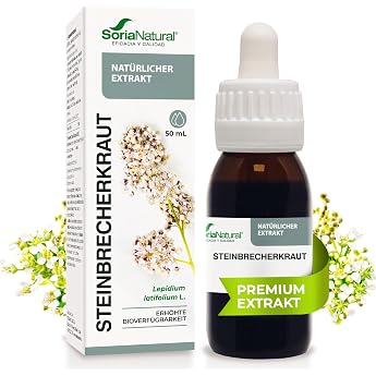 Steinbrecherkraut Tropfen Hochdosiert 50ml - Nierensteine, Harnwege & Nieren - St&auml;rker als Chanca Piedra - Stone Breaker Kidn