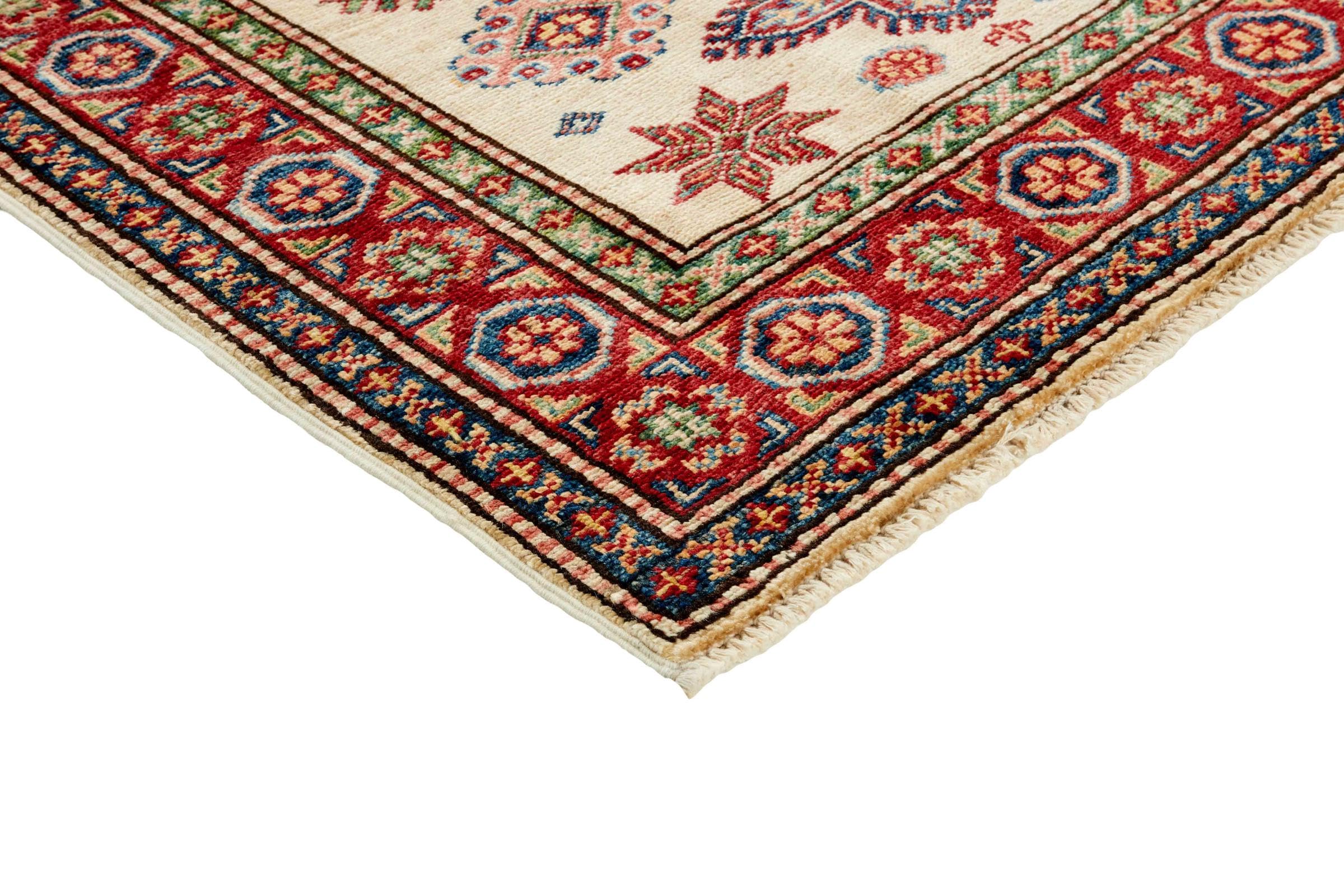 Kazak 78x119 Ręcznie tkane Dywan orientalny Dywan Wełna Pakistan