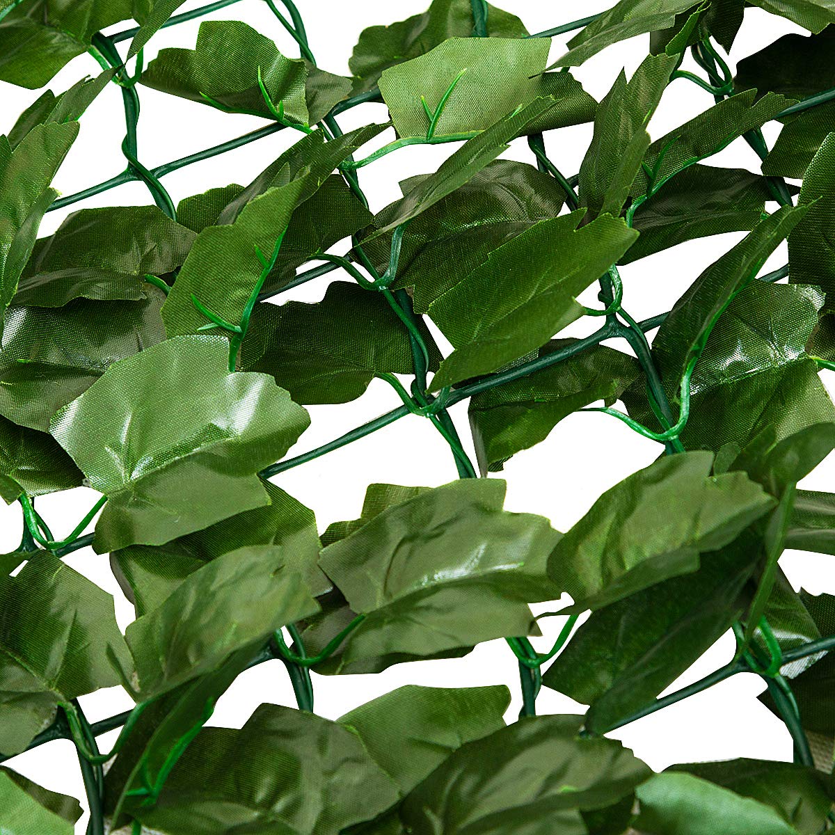 COSTWAY Clôture en Feuillage Artificielle 150 x 240CM avec Feuilles de Lierre en Polyester Protection UV, Haie Artificielle Brise Vue pour Balcon,Terrasse,Jardin Vert