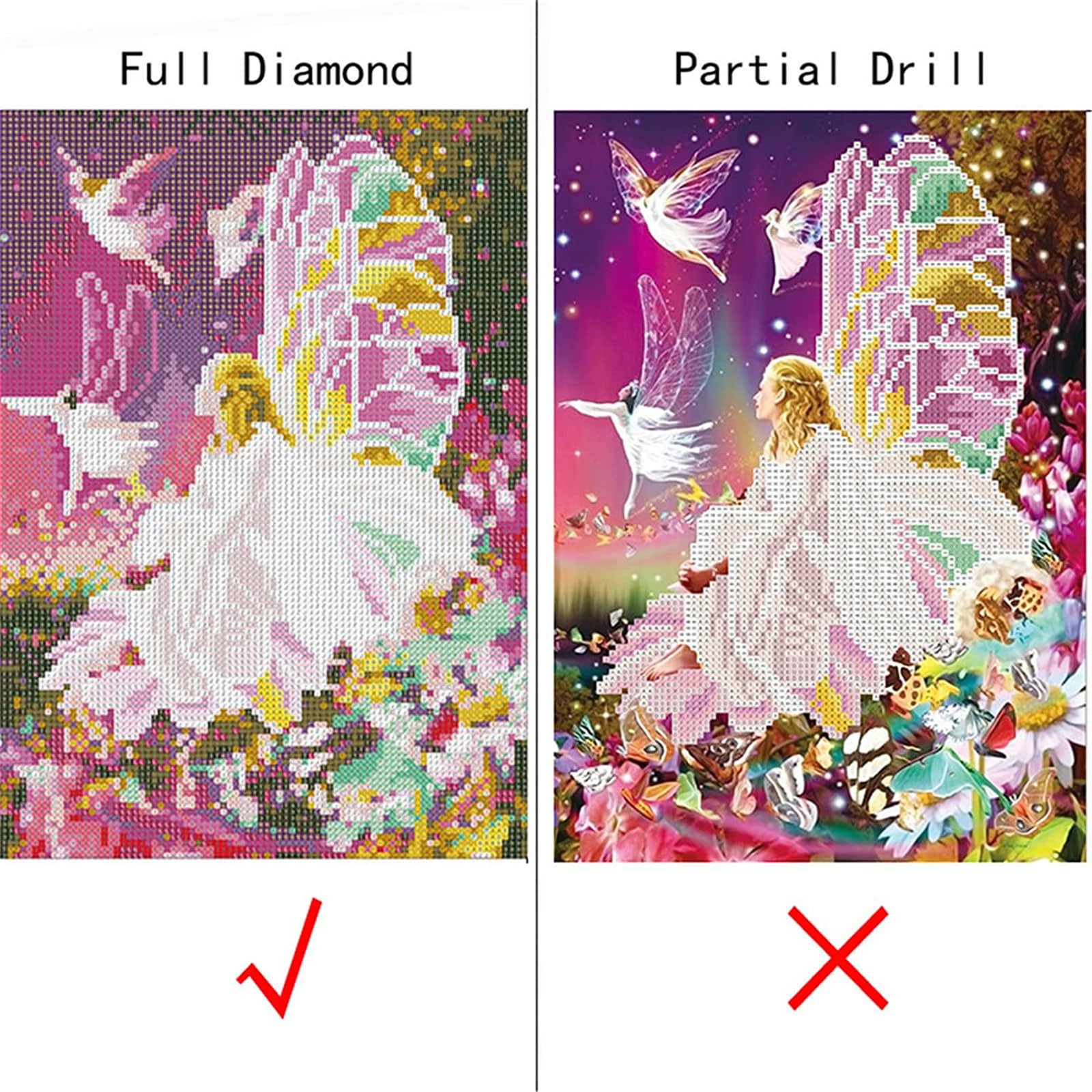5D DIY Diamond Painting Kit Completo, Grandi Salice piangente Dimensioni Strass Cristallo Ricamo Mosaico Arte Diamante Pittura 100x180cm, con Numeri per Bambini Adulti Natale Decor Parete di Casa G381