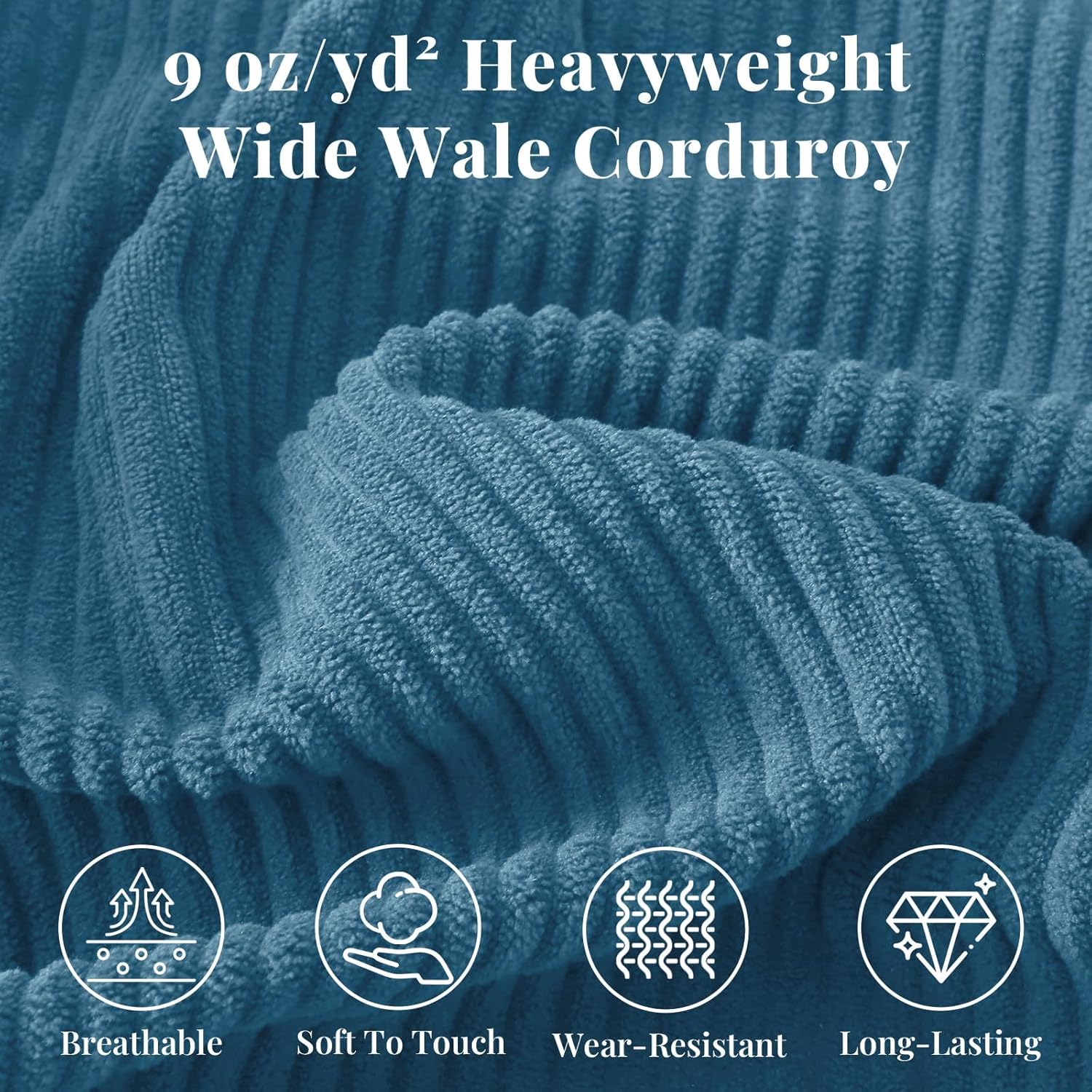 Sasttie Wedge Pillow Set, 2PCS Reading Pillow for Sitting, Bed Wedge Pillow Headborad for Sleeping, After Surgery, Acid Reflux, Leg and Back Support, with Neck Cushion, 23"x11.5"x23", Dark Blue - Image 6