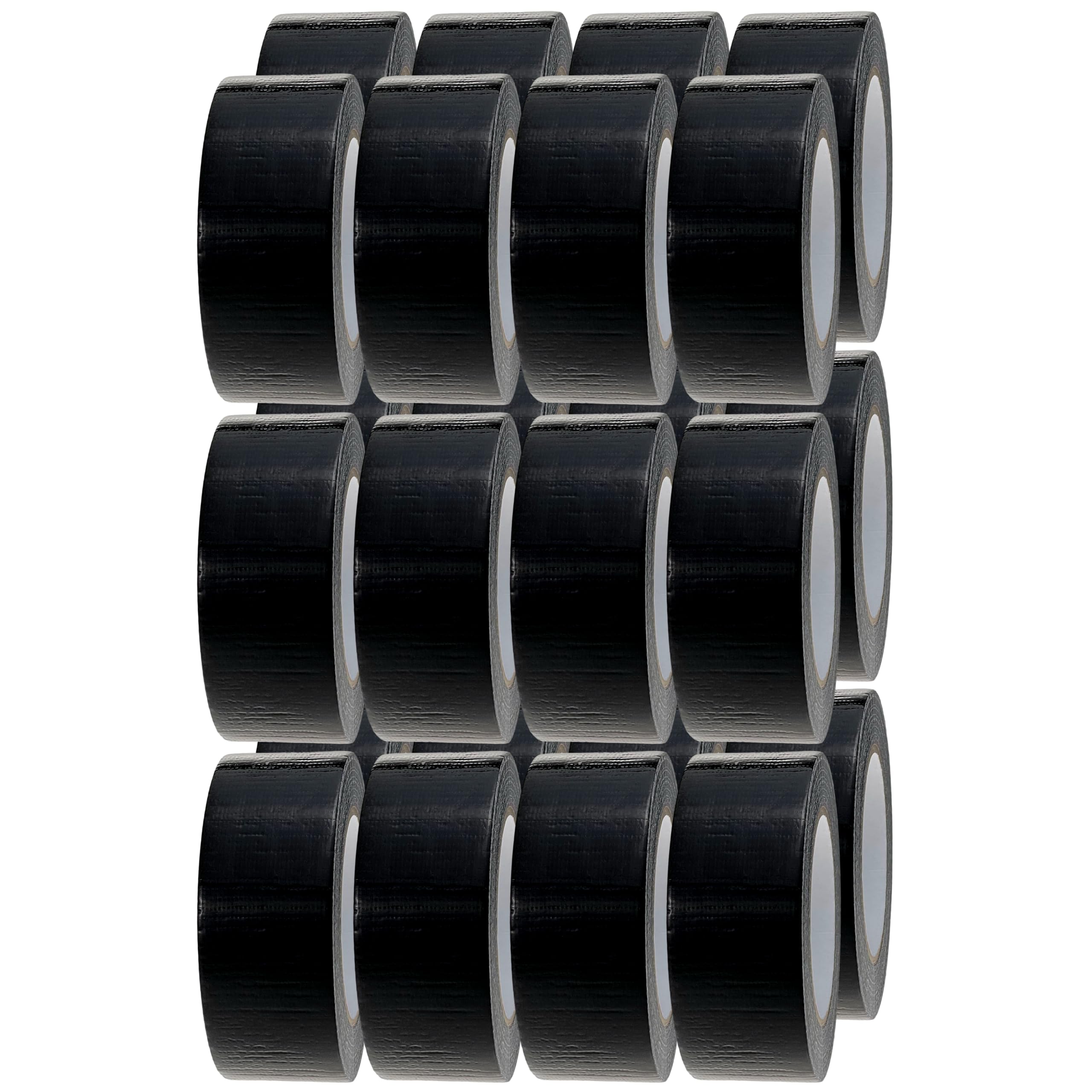 Crimson Starfish Black Duct Tape | 24 Rolls of 48mm x 45m Gaffer Tape | Water Resistant Duct Tape | Adhesive Tape Multi-Use for Indoor/Outdoor | Strong Adhesive Tape
