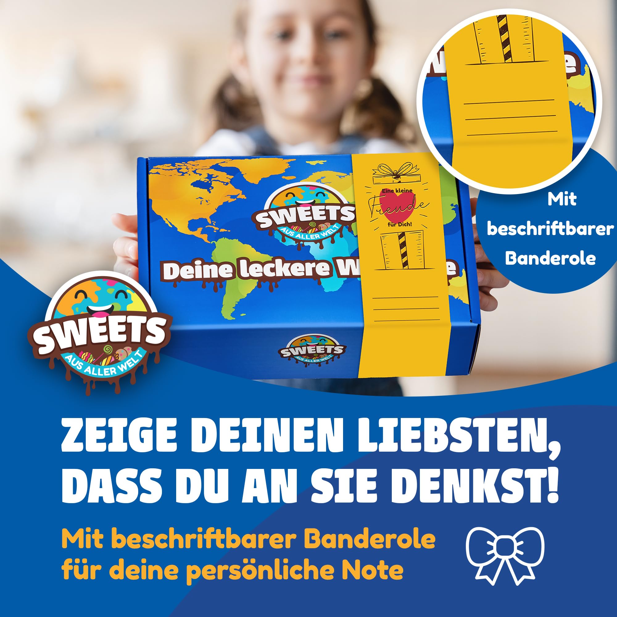 Amerikanische Süßigkeiten Box mit Dubai Schokolade, Schokobons Crispy - American Candy Box (XXL)