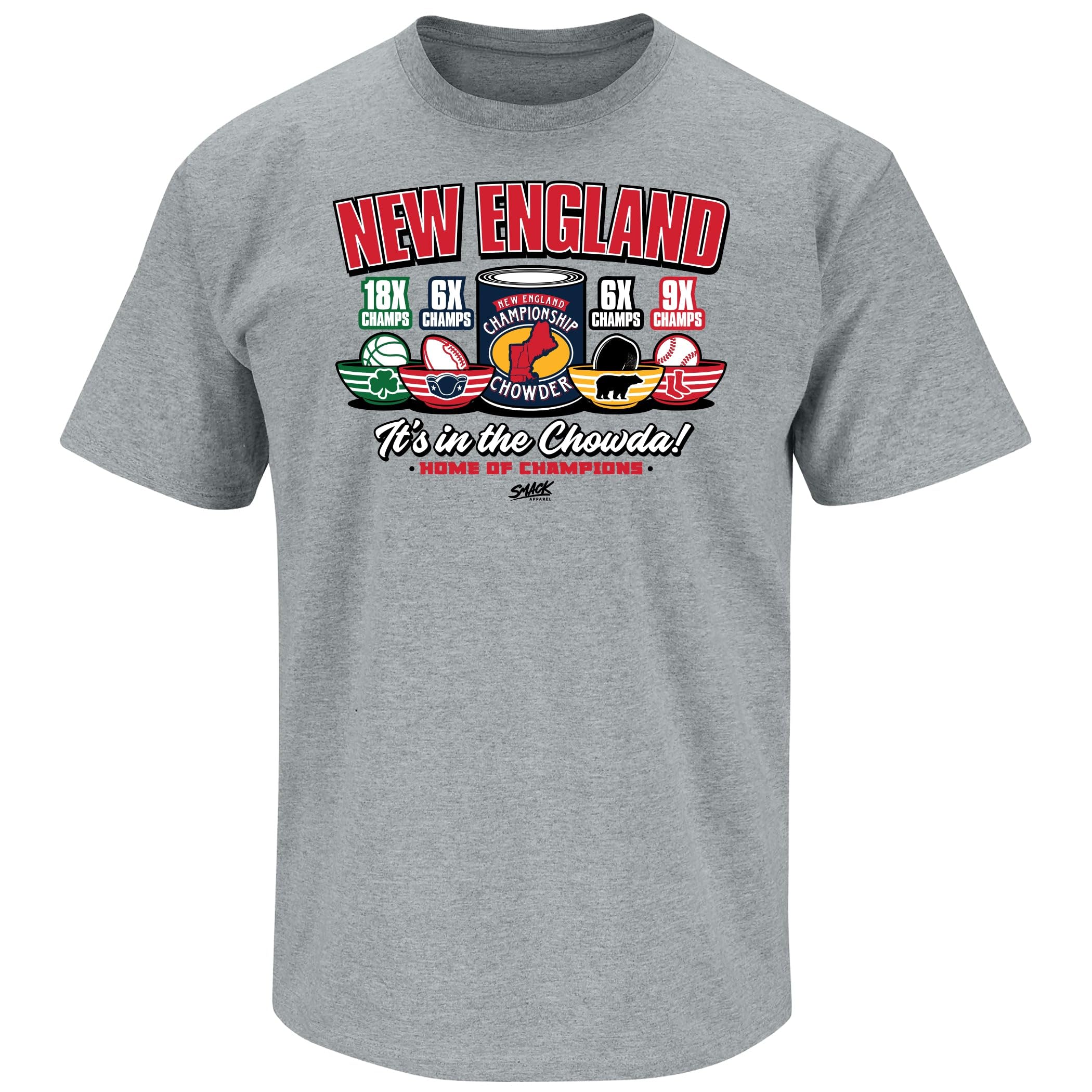 It's in The Chowda T-Shirt for New England Football Fans (SM-5XL)