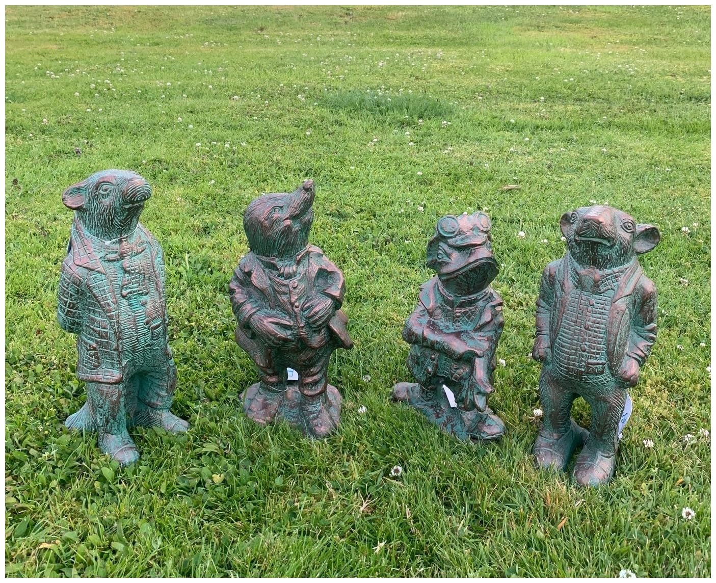 Inspirational Gifting 30cm Wind in the Willows set of 4 Garden ...
