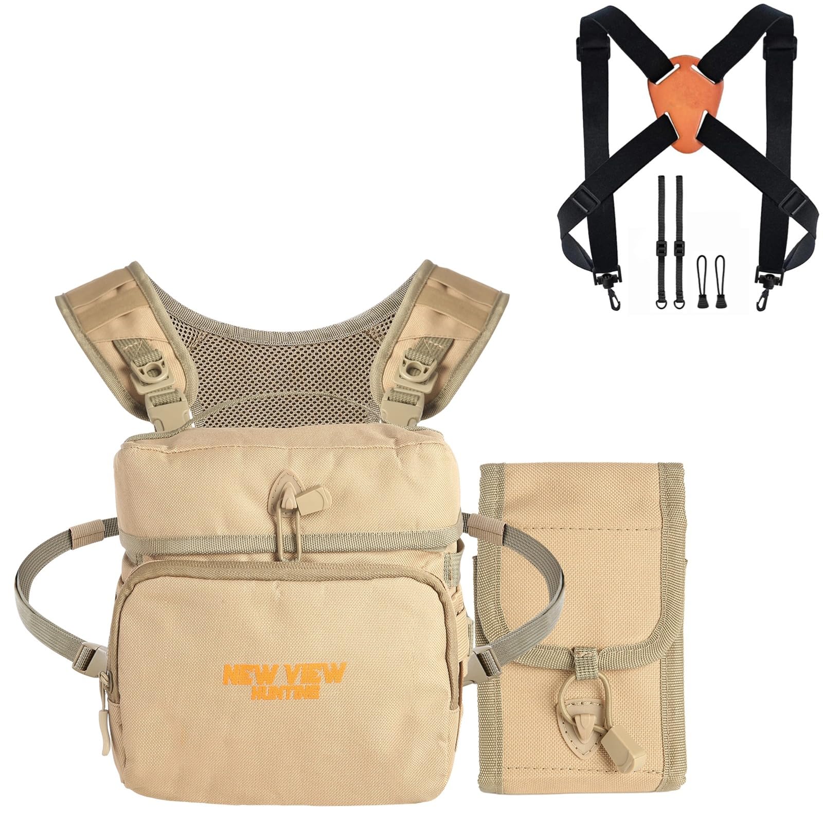 NEW VIEW Binocular Harness Chest Pack + Binocular Harness Strap