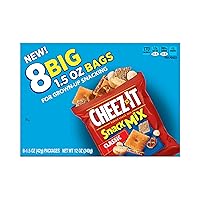Vista 6 de Cheez-It Mezcla de aperitivos horneados, clásica, porción individual, bolsas de 1.5 onzas (8 unidades)