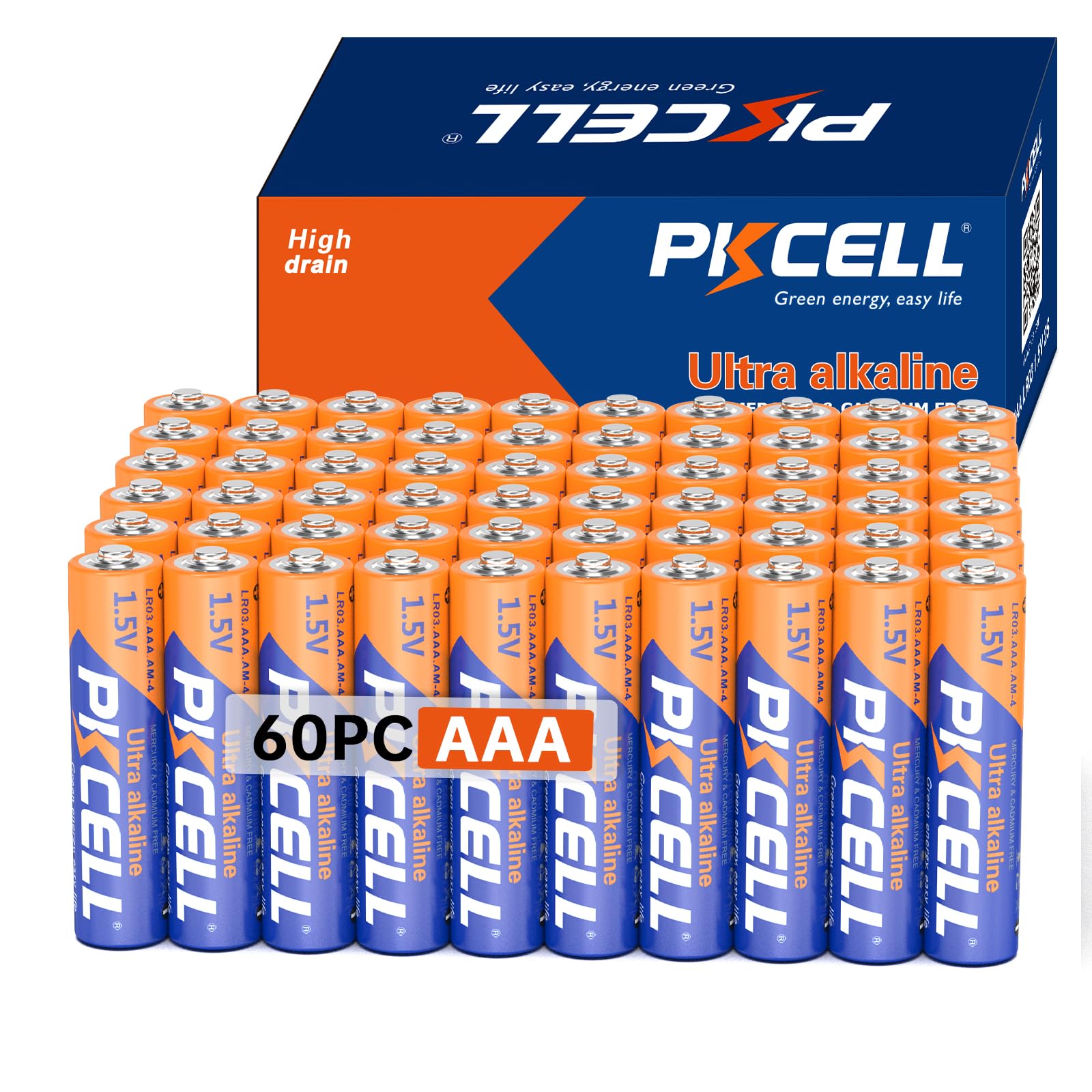 Amazon.com: PKCELL AAA LR03 Batteries, 1.5V Triple A