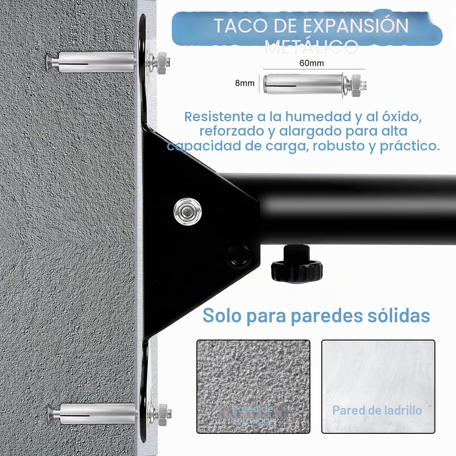 Soporte Pared Bicicleta, Soporte Bicicletas Pared de Acero Hasta 22 kg, Colgador Bicicleta Pared Acolchado Extra Suave, Ángulo y Distancia Ajustables, para Bicicleta de Carreras, Plegable, MTB