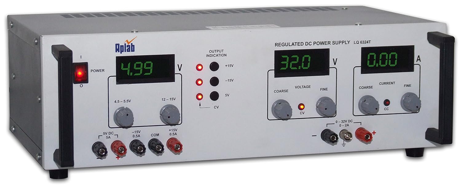 Aplab LQ6324T Multi Output Variable Regulated DC Power Supply (White