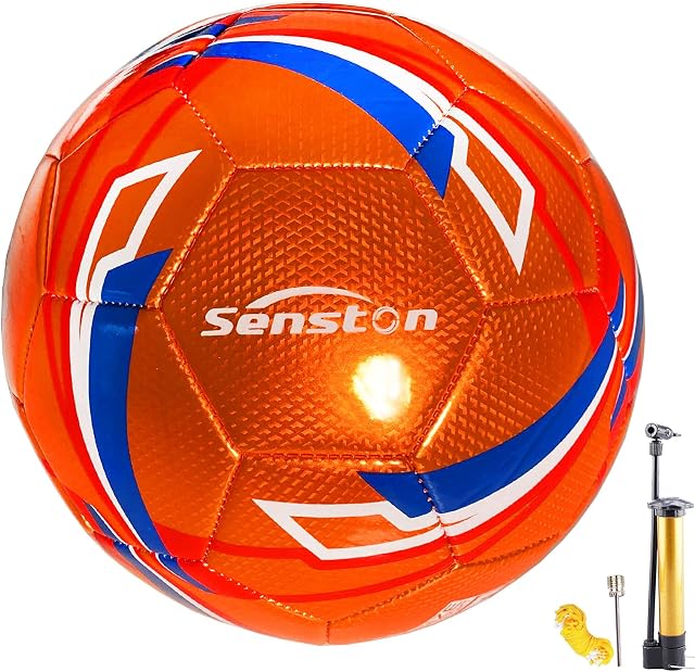 Senston Football Match Ball Size 5 Official Training Football Adults and Younth Soccer Ball Futsal