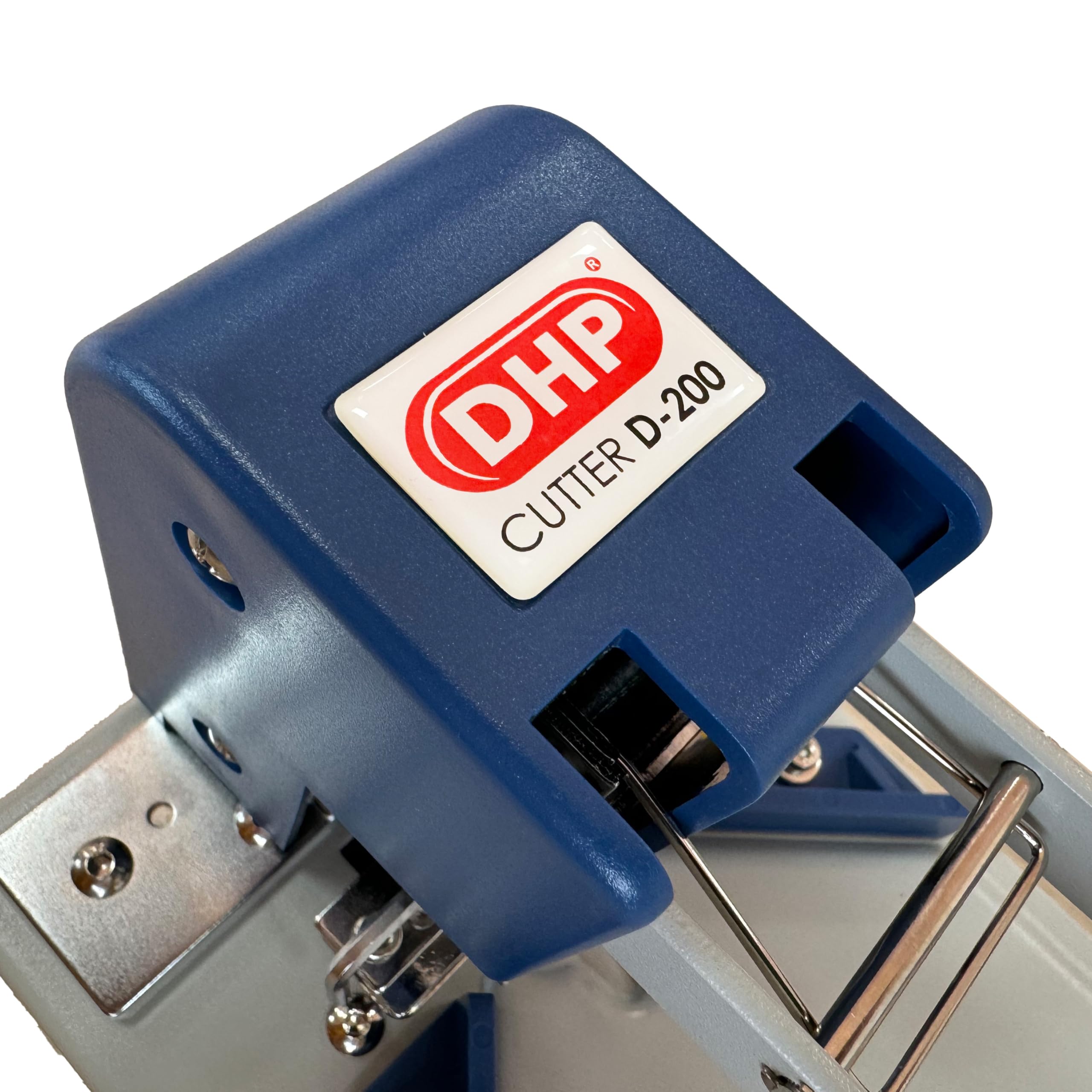 Perforadora de papel para calendarios Cutter D-200. Apta para papel, cubiertas, tarjetas plastificadas, libros y hojas sueltas. Con cortador de uñero para calendarios.