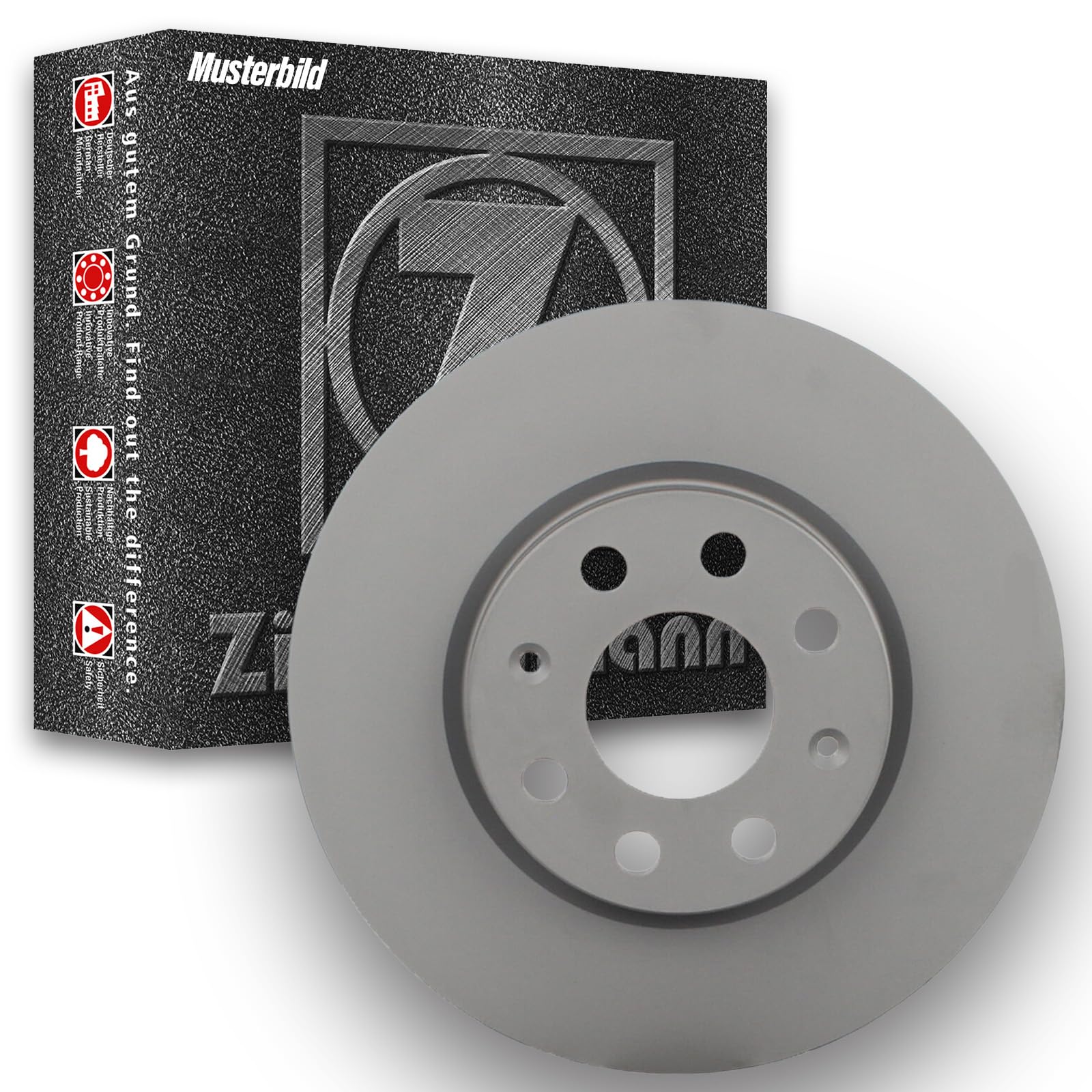 ZIMMERMANN Tarcza hamulcowa Ø350mm Wysokość: 69mm Grubość: 34mm Liczba otworów: 7/5 Koło wiercenia -Ø: 130mm wentylowane od wewnątrz || 460.4504.20