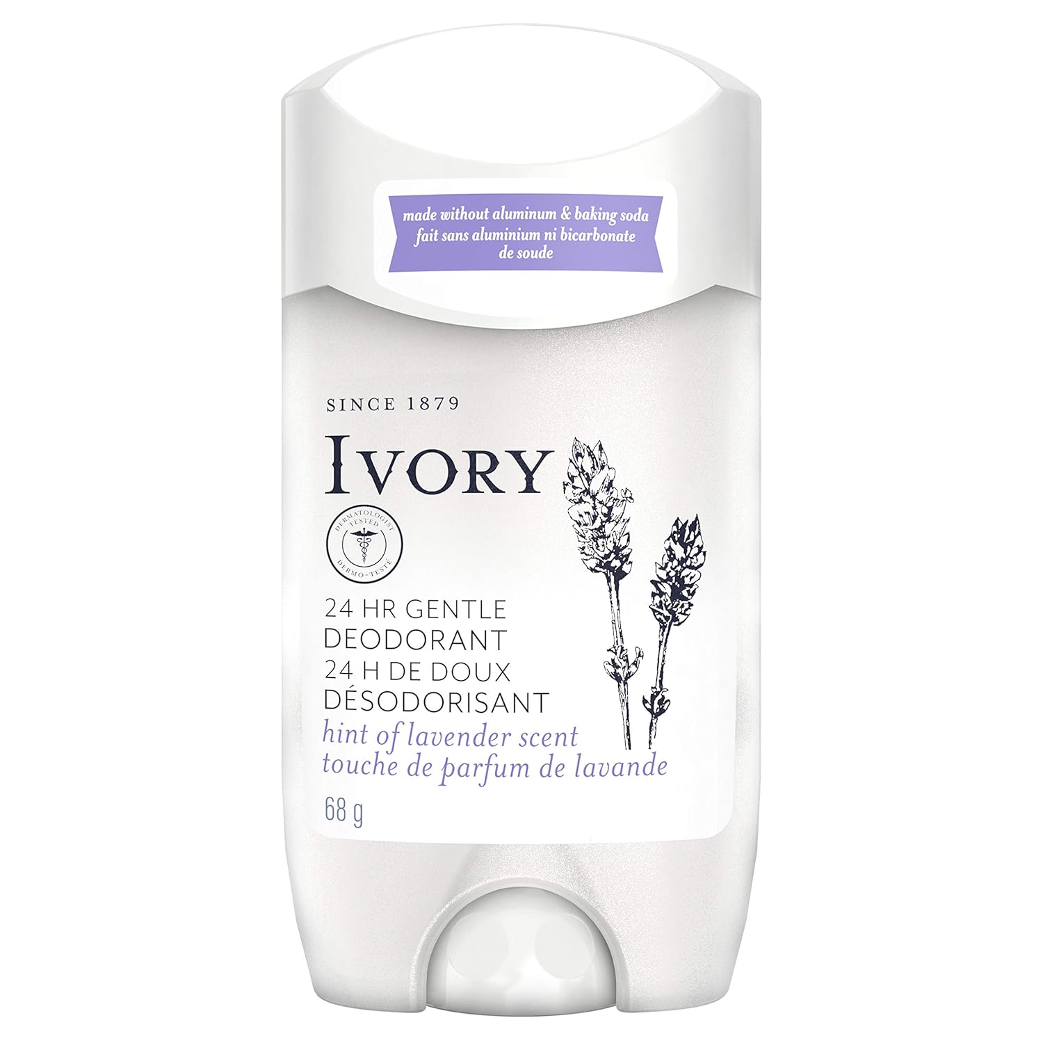 Gentle Ivory Aluminum Free Deodorant, Hint of Lavender, 2.4 oz Gentle Ivory Aluminum Free Deodorant, Hint of Lavender, 2.4 oz