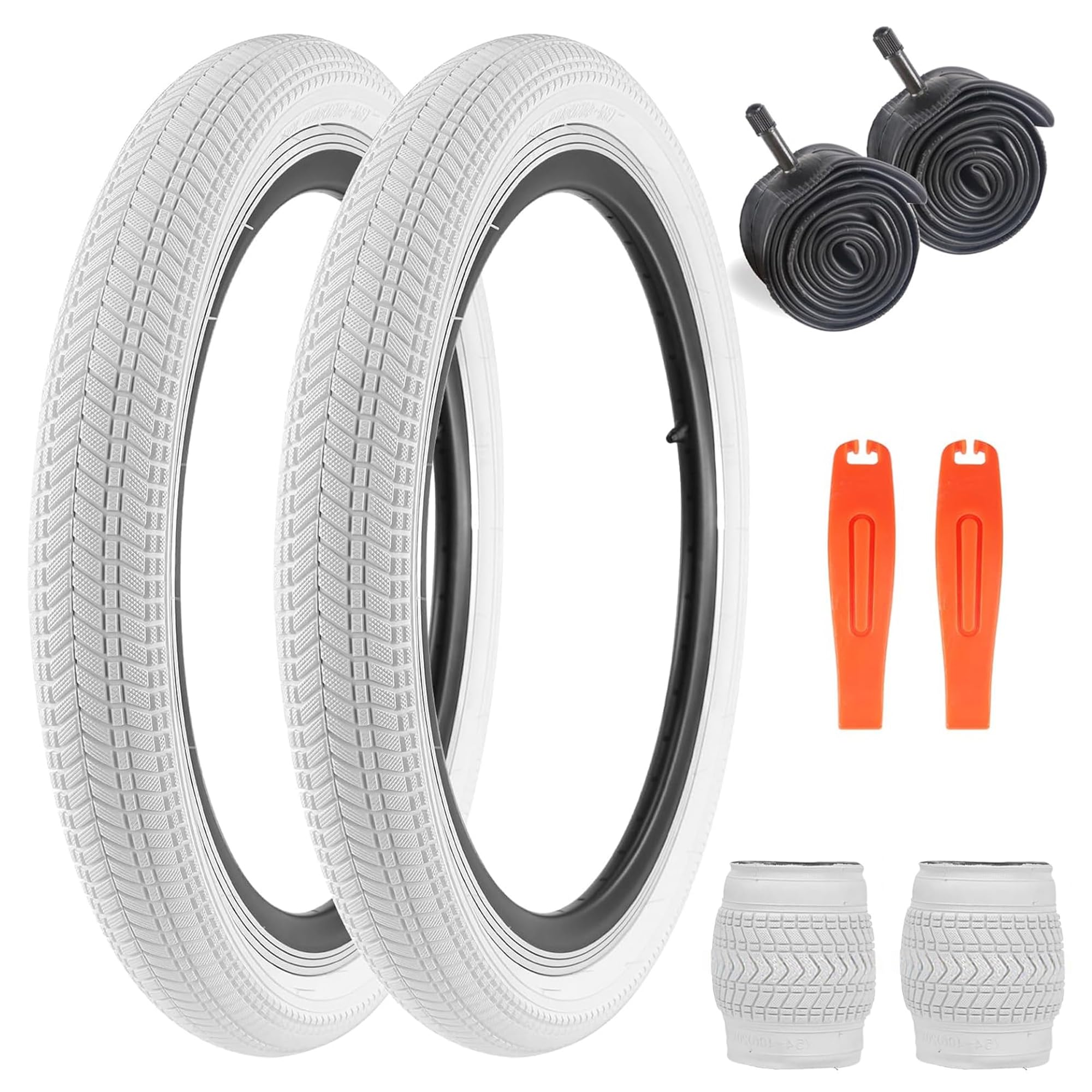 ZUKKA 2er-Pack E-Bike Reifen 24x3.0 Fat Bike Tires Mantel 76