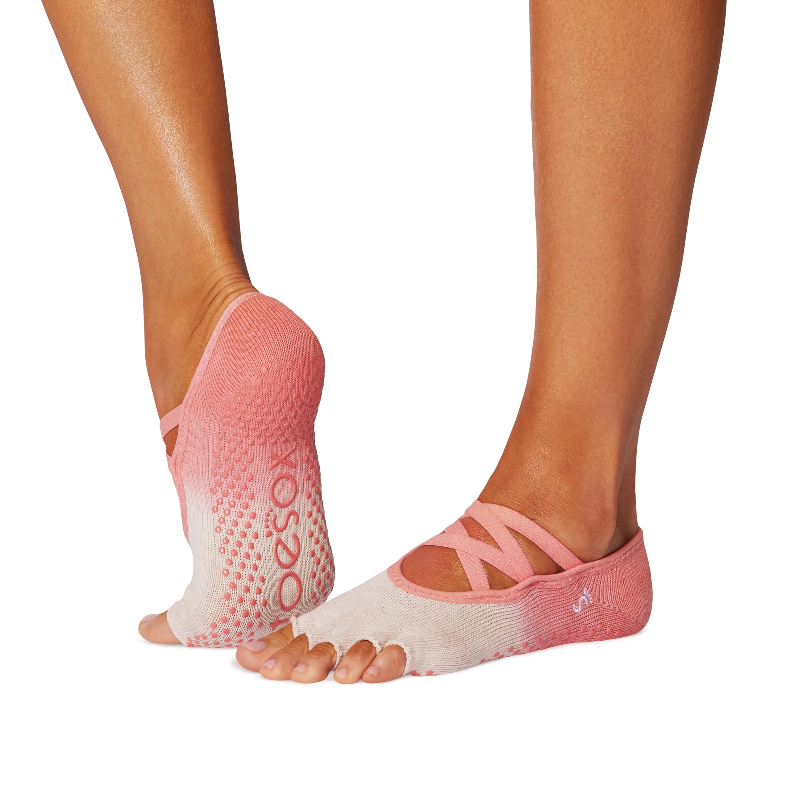 ToeSox Grip Pilates Barre Socks – Non Slip Ankle Full Toe for Yoga & Ballet
