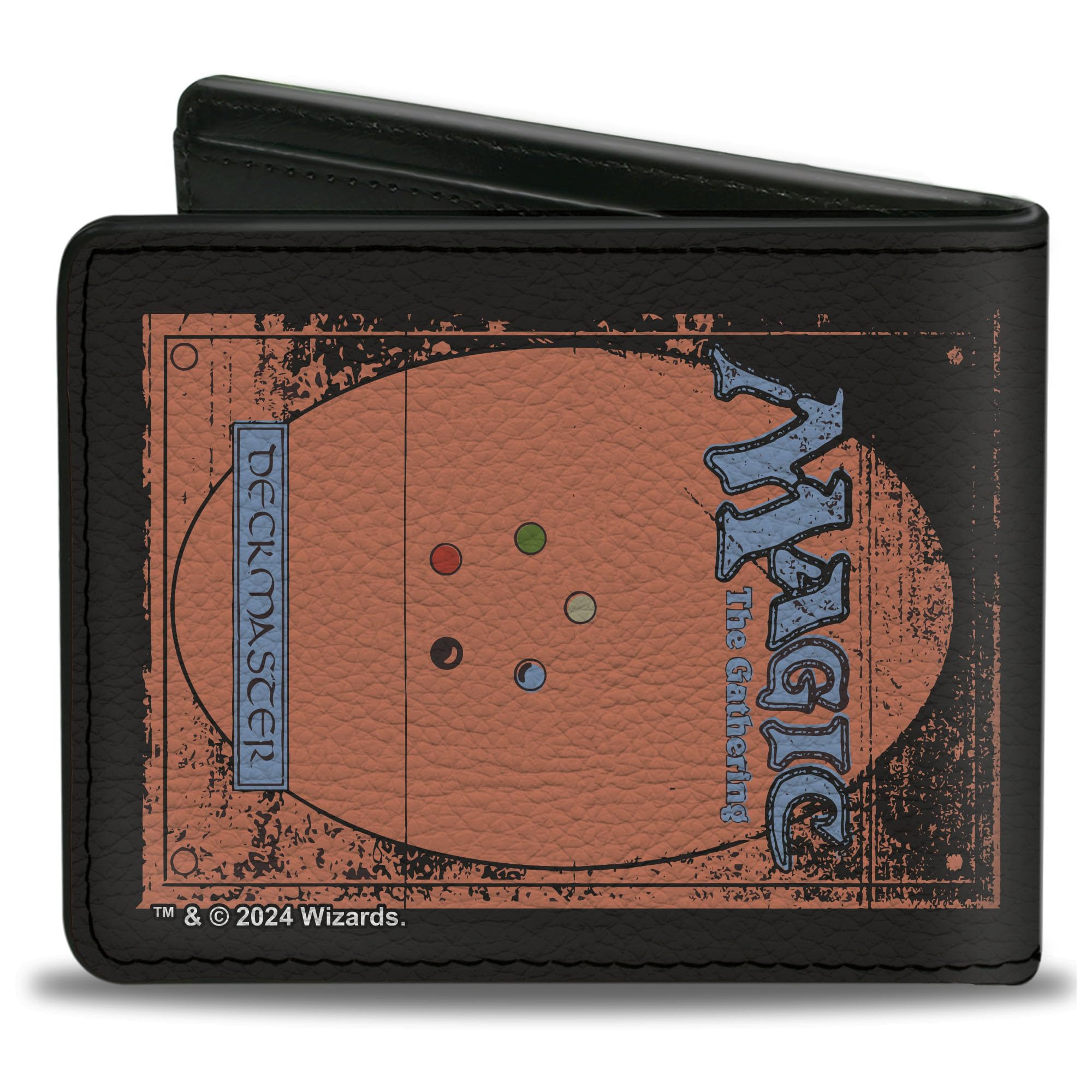 Buckle-Down Wizards of the Coast Wallet, Bifold, Magic the Gathering Counterspell Deckmaster Card Replica, Vegan Leather