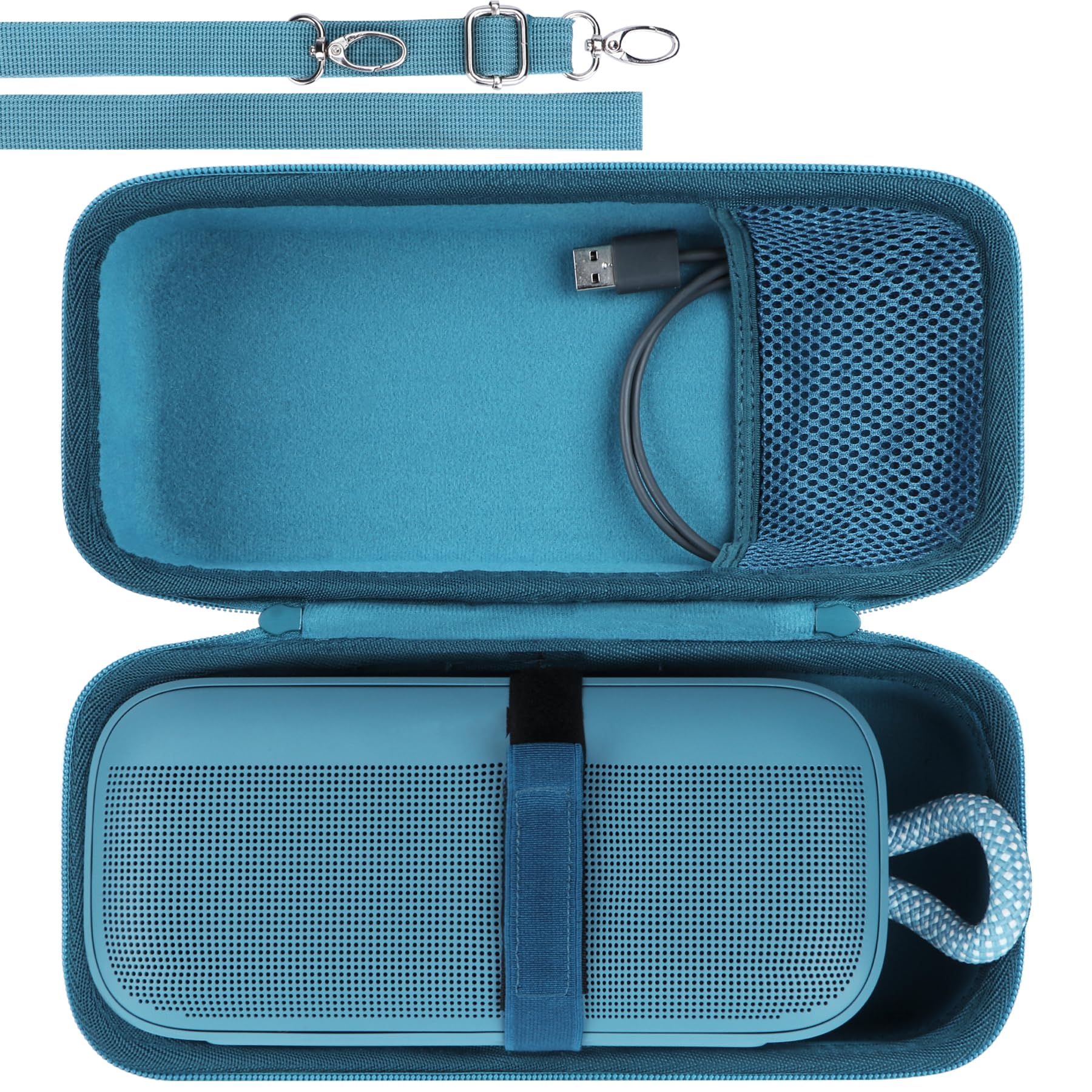 Lebakort Storage Case Compatible with Bose SoundLink Plus Portable Speaker (Blue Dusk Case)