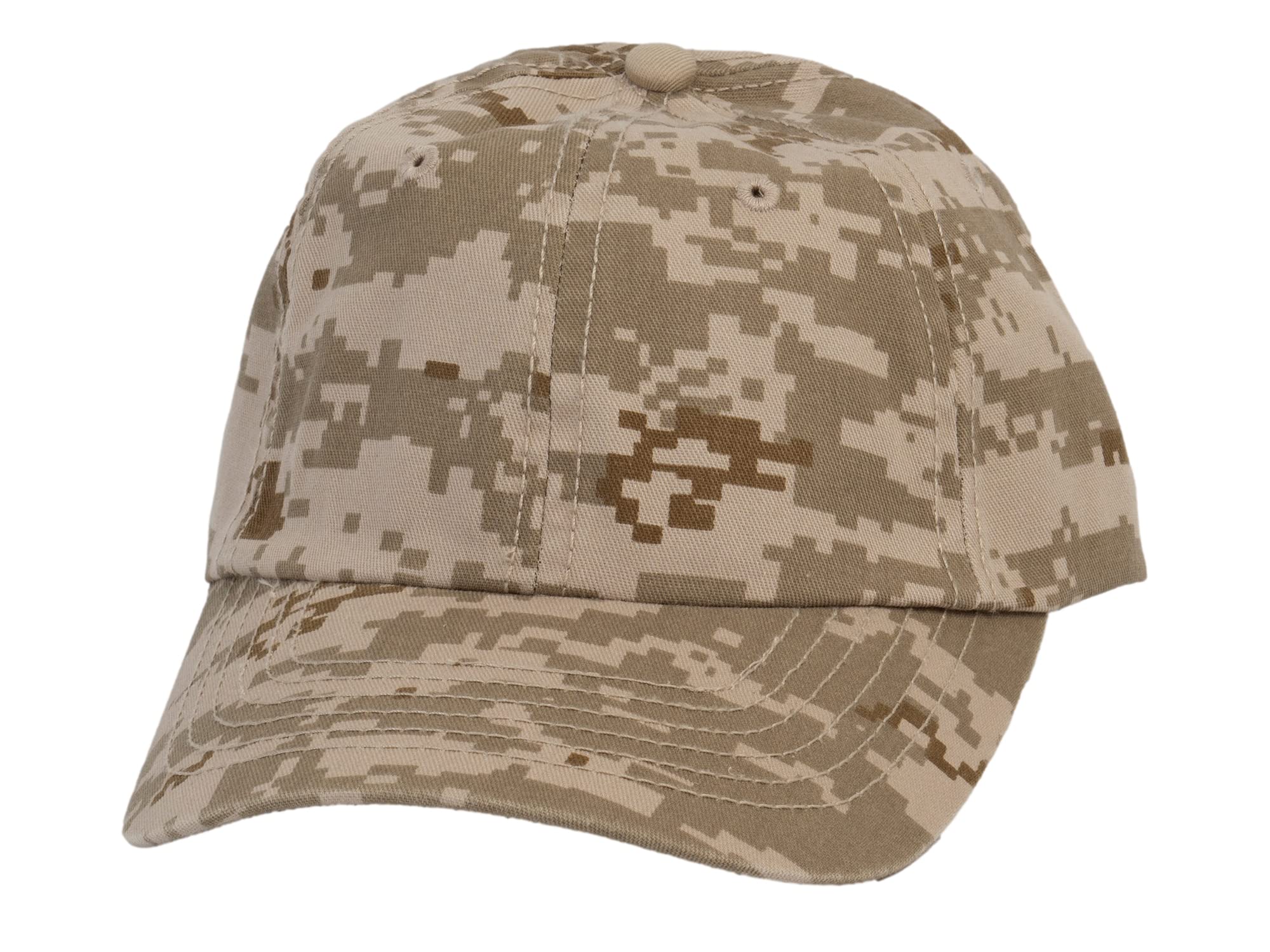 TOP HEADWEAR Enzyme Washed Camouflage Cap - Desert Digital Camo