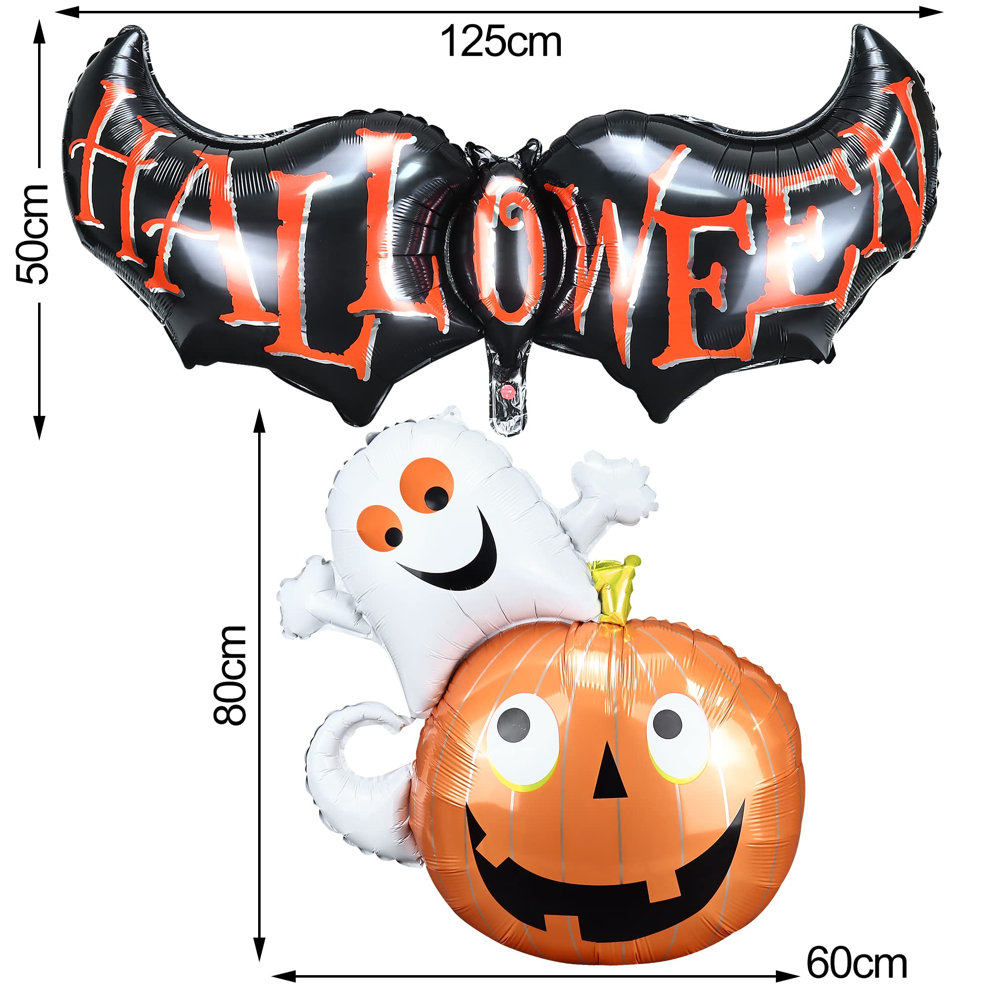 Halloween Balloon Kit Pumpkin Skulls Spider Balloon For Halloween Party Decorations Supplies