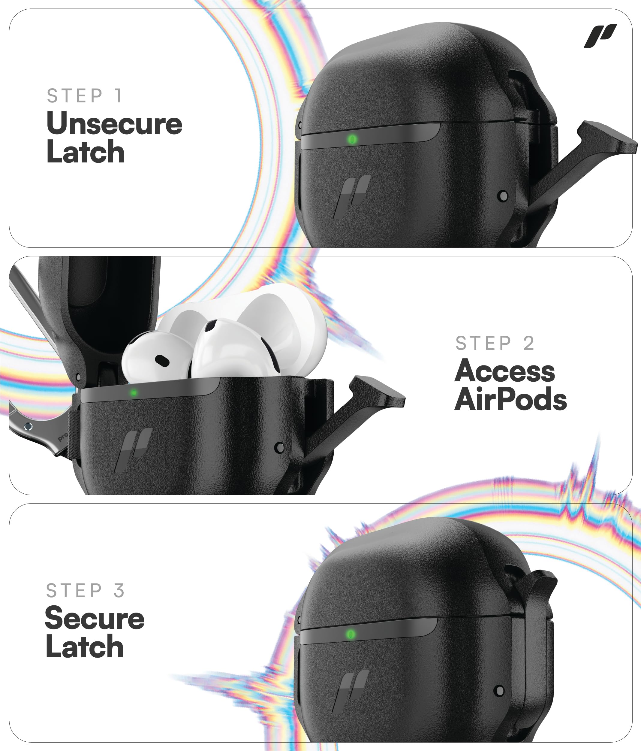 Amazon | Proof Labs AirPods 4用 ロック付きケース - タフなAirPods第