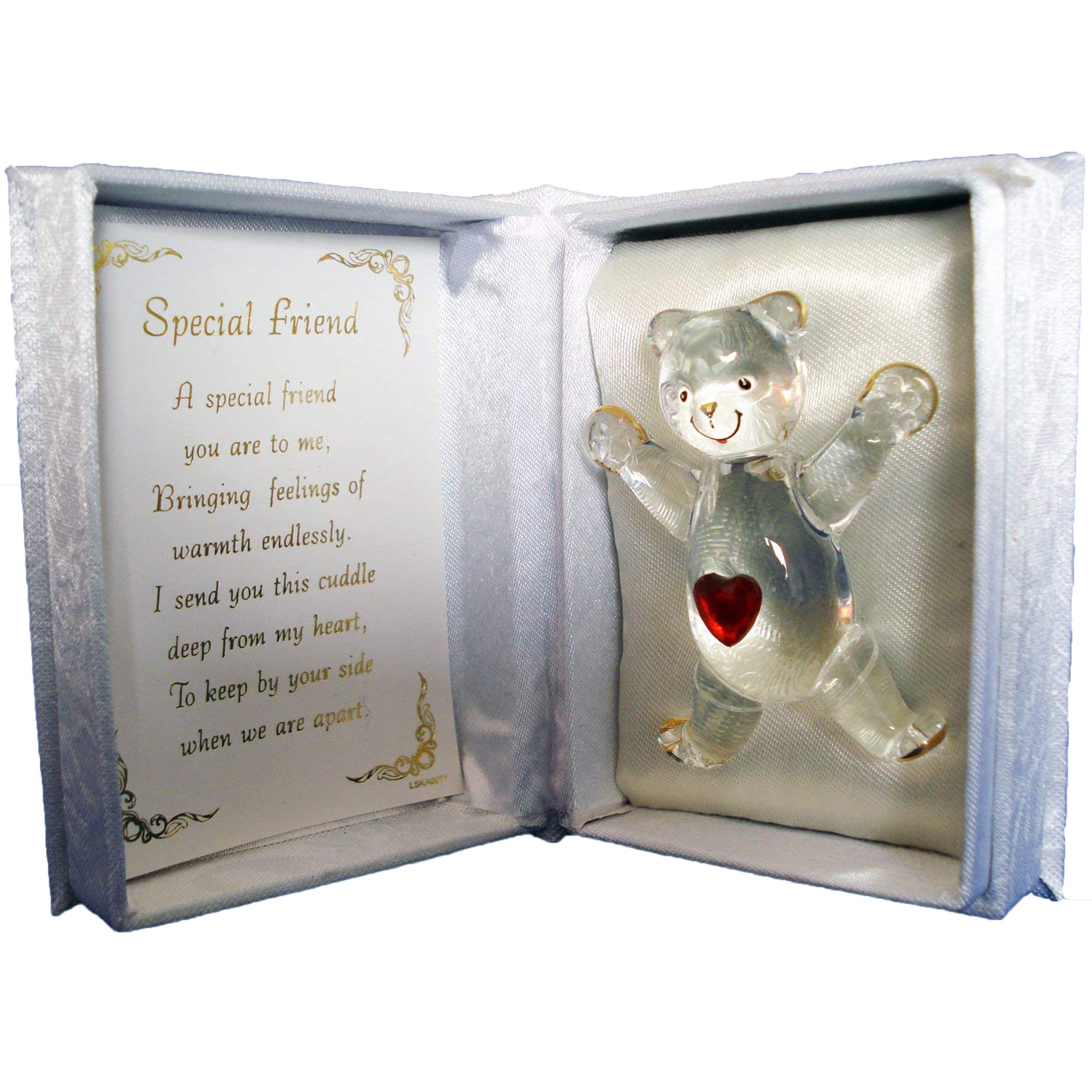 A Cuddle For YouSpecial Friend Crystal Bear In A Box - New