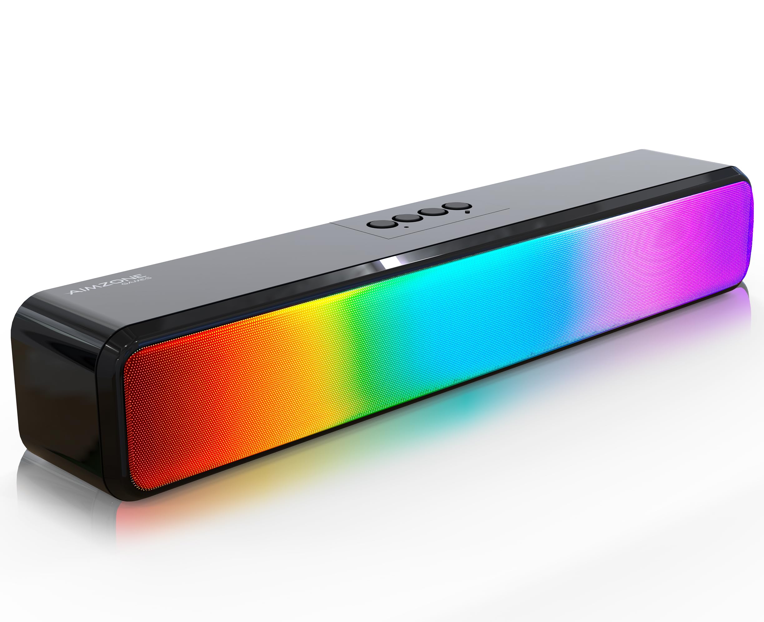 PC Gaming Soundbar  スピーカー Amazon.co.jp: PC用 サウンドバー スピーカー 【 ゲーム youtube