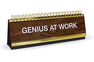 Genuine Fred Daily Desk Plaque Desktop Flip Book - Assorted