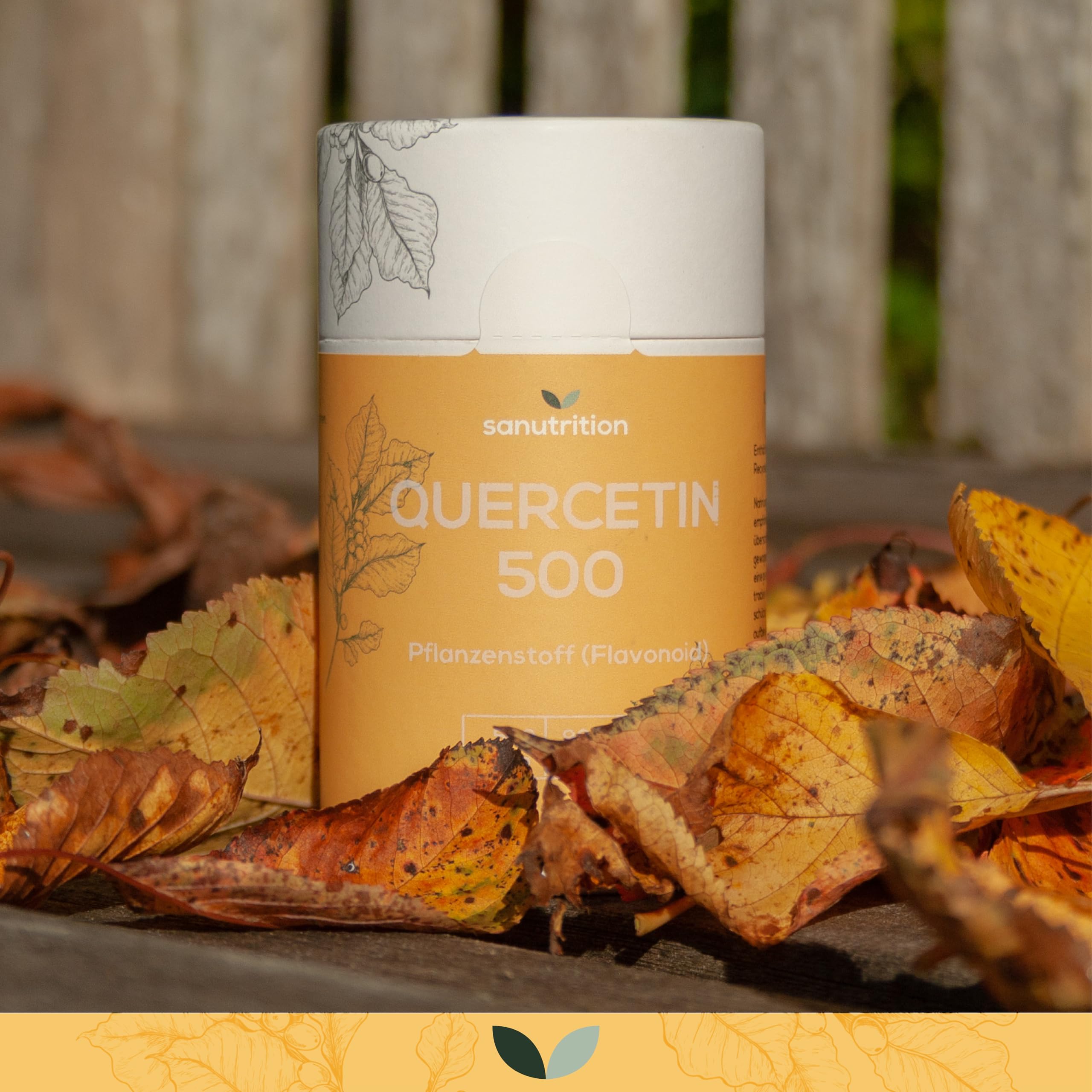 Quercetina 500 mg per capsula | 90 capsule | Altamente dosata | Da estratto di fiori di cordicella giapponese | Buona biodisponibilità e tollerabilità | Vegan