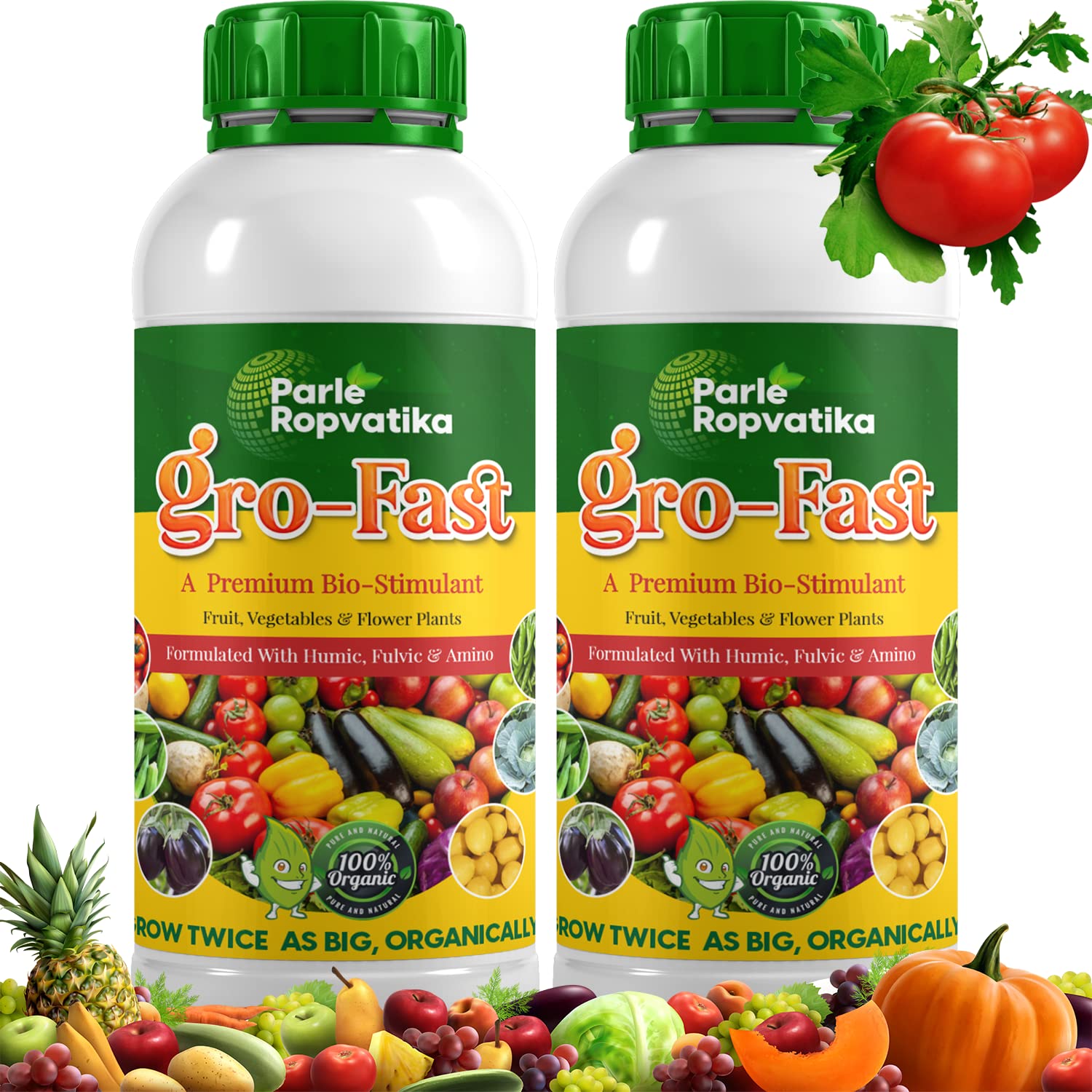 Gro-Fast Plant Nutrients - All Purpose Organic Liquid Fertilizer Flower, Vegetable & Fruit Plant Stimulant - Plant Growth Booster for all types of plants (250ml - Pack 2) (B0BH13VVT1) Amazon Price History, Amazon Price Tracker