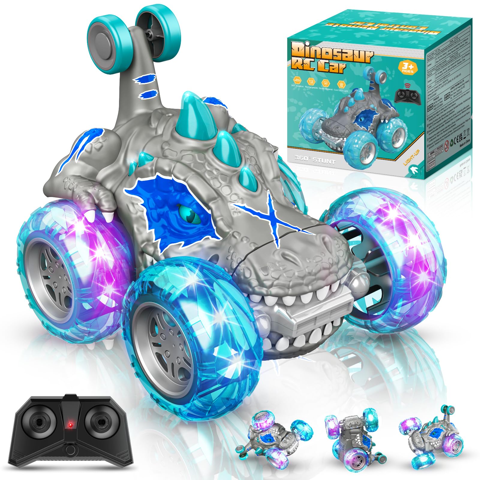 Coches Teledirigidos de Dinosaurios, Regalos y Juguetes para Niños