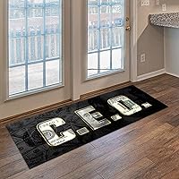 Vista 9 de GUBIYU Money Rug - Alfombra negra de 100 dólares con respaldo antideslizante, 23.6 x 35.4 pulgadas