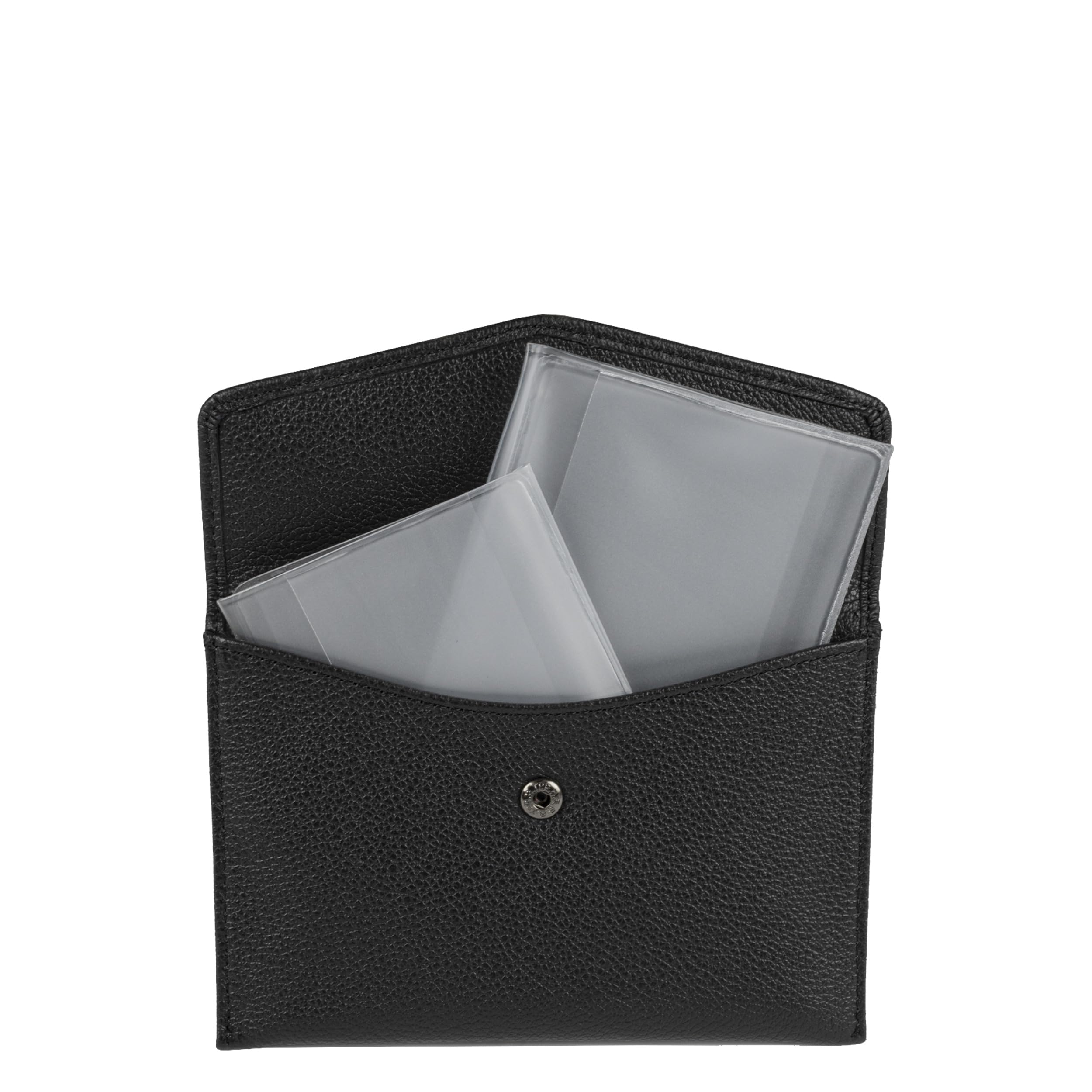 BEMON Porte papiers en Cuir pour Homme Enzo, H 11 x L 15,5 x P 1 cm