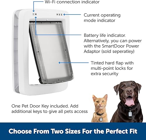 Miniatura 41 de PetSafe SmartDoor - Adaptador de instalación de puerta para mascotas, permite la instalación en metal, vidrio y paredes, minimiza la interferencia