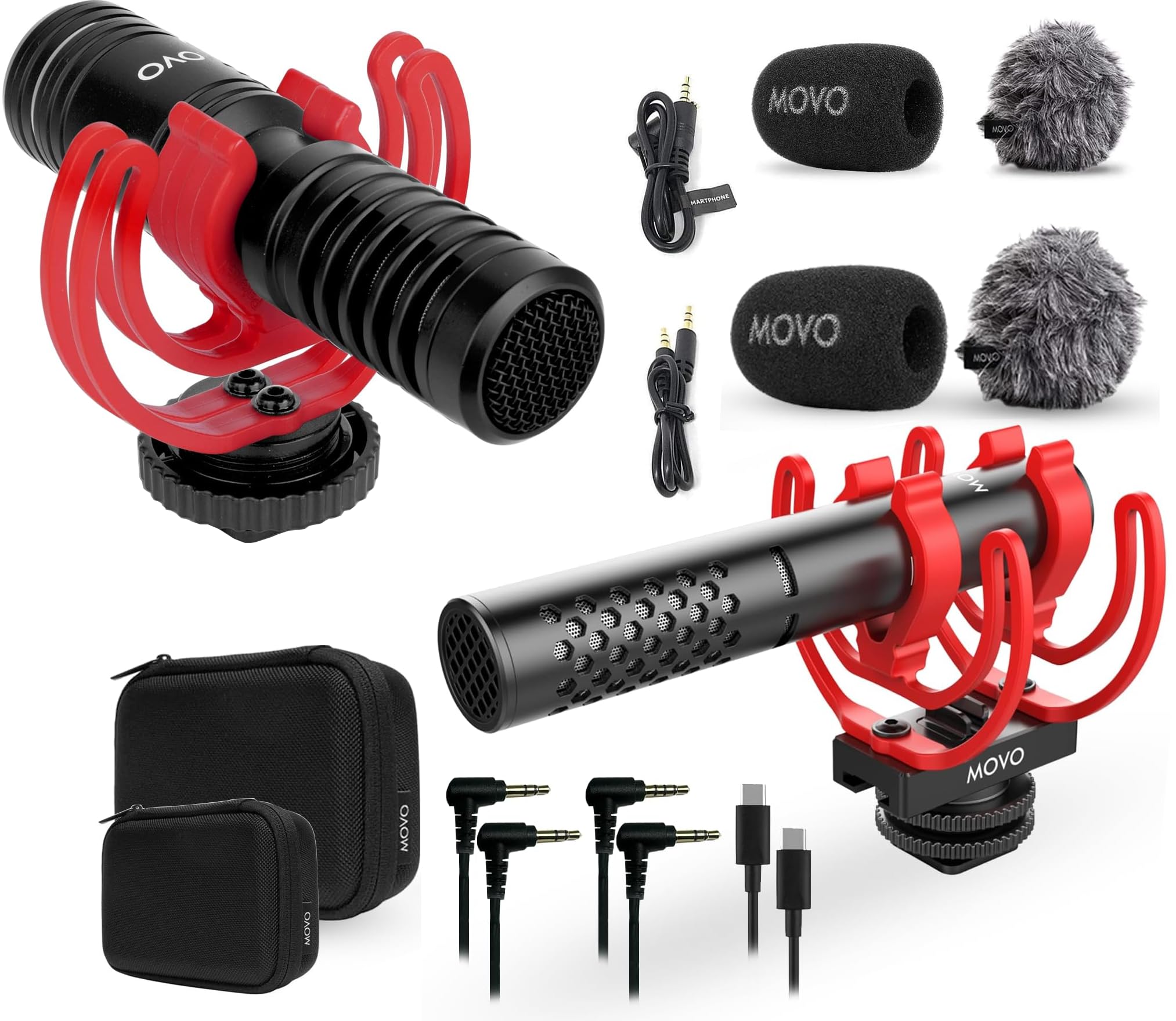 Amazon.com : Movo VXR10-PRO and X1-Mini Shotgun Microphone Bundle