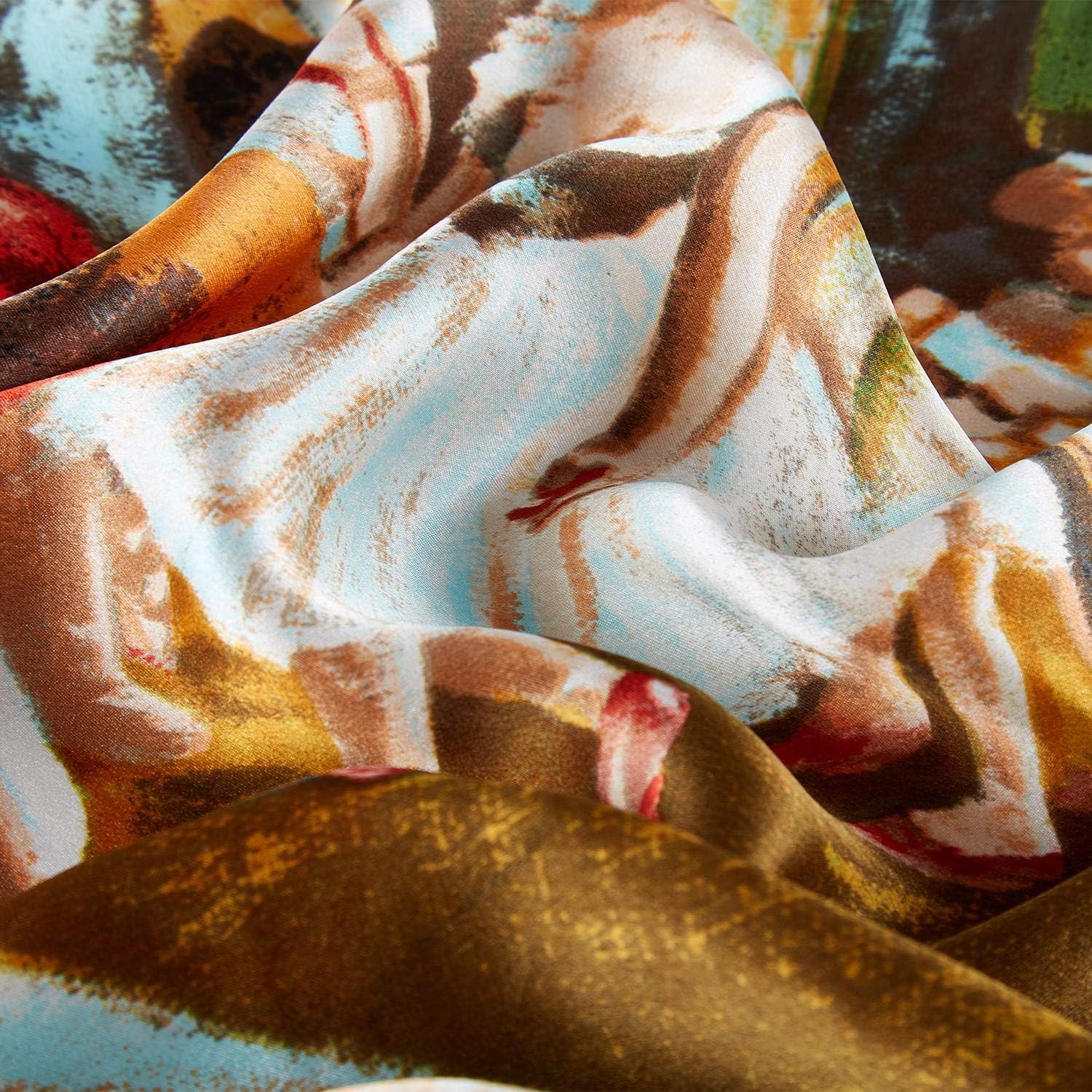 Large Square Charmeuse Silk Scarf Classic Art Print