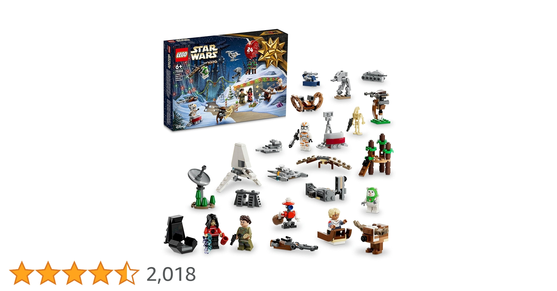 History HFG1N (11点セット) LEGO 75366 LEGO Star Wars Advent Calendar | Brickset