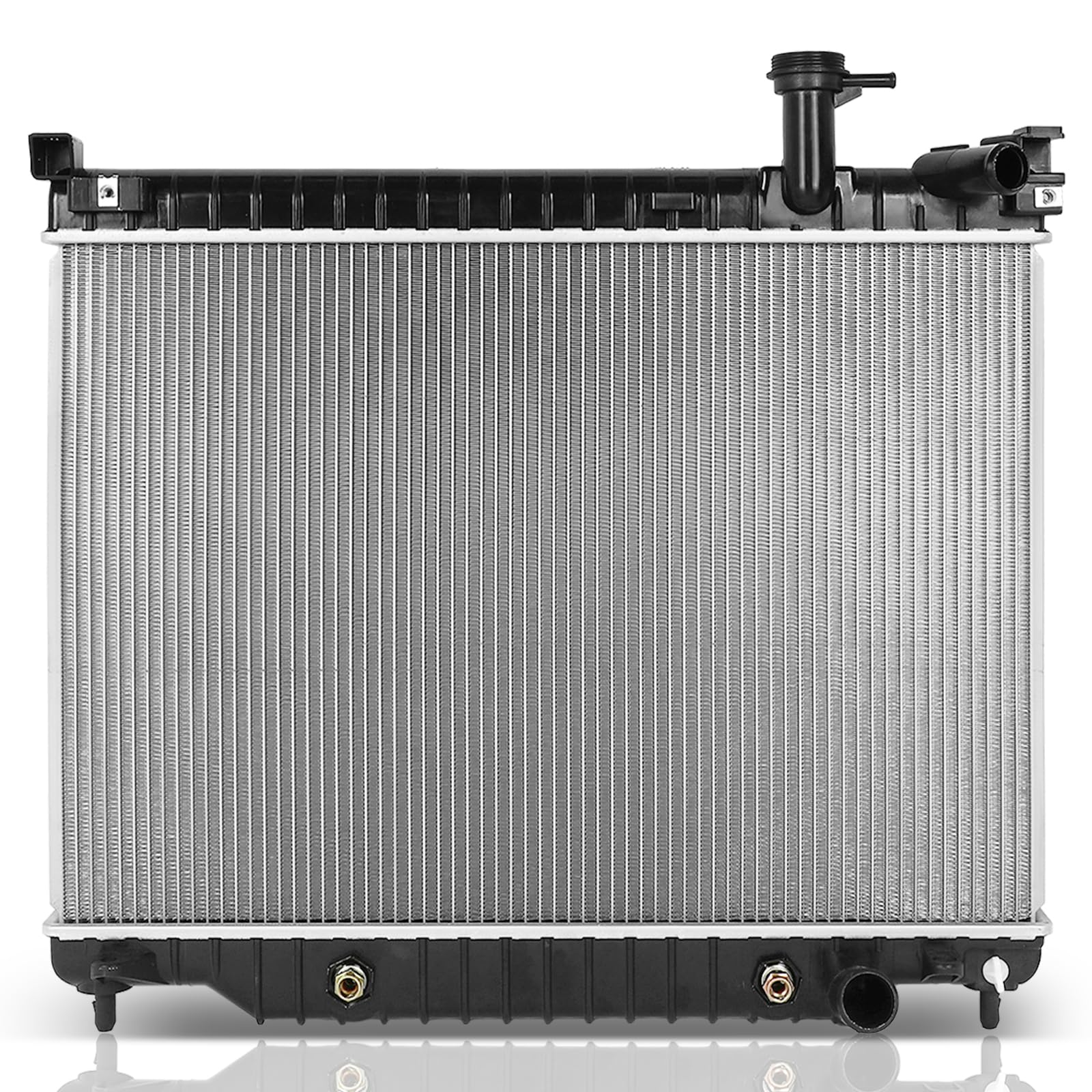 SCITOO 2563 Radiator Fit 2004-2007 for Buick for Rainier 5.3L 2006-2008 for Chevrolet for Trailblazer 5.3L 2006-2009 for Chevrolet for Trailblazer 6.0L 2003-2006 for Chevrolet for Trailblazer EXT 5.3L