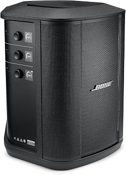 Bose S1 Pro+ All-in-One PA Speaker - Powered, Wireless PA System, Multiple Positioning Options, Ergonomic Carry Handle, Up to 11 Hours of Playtime, Black