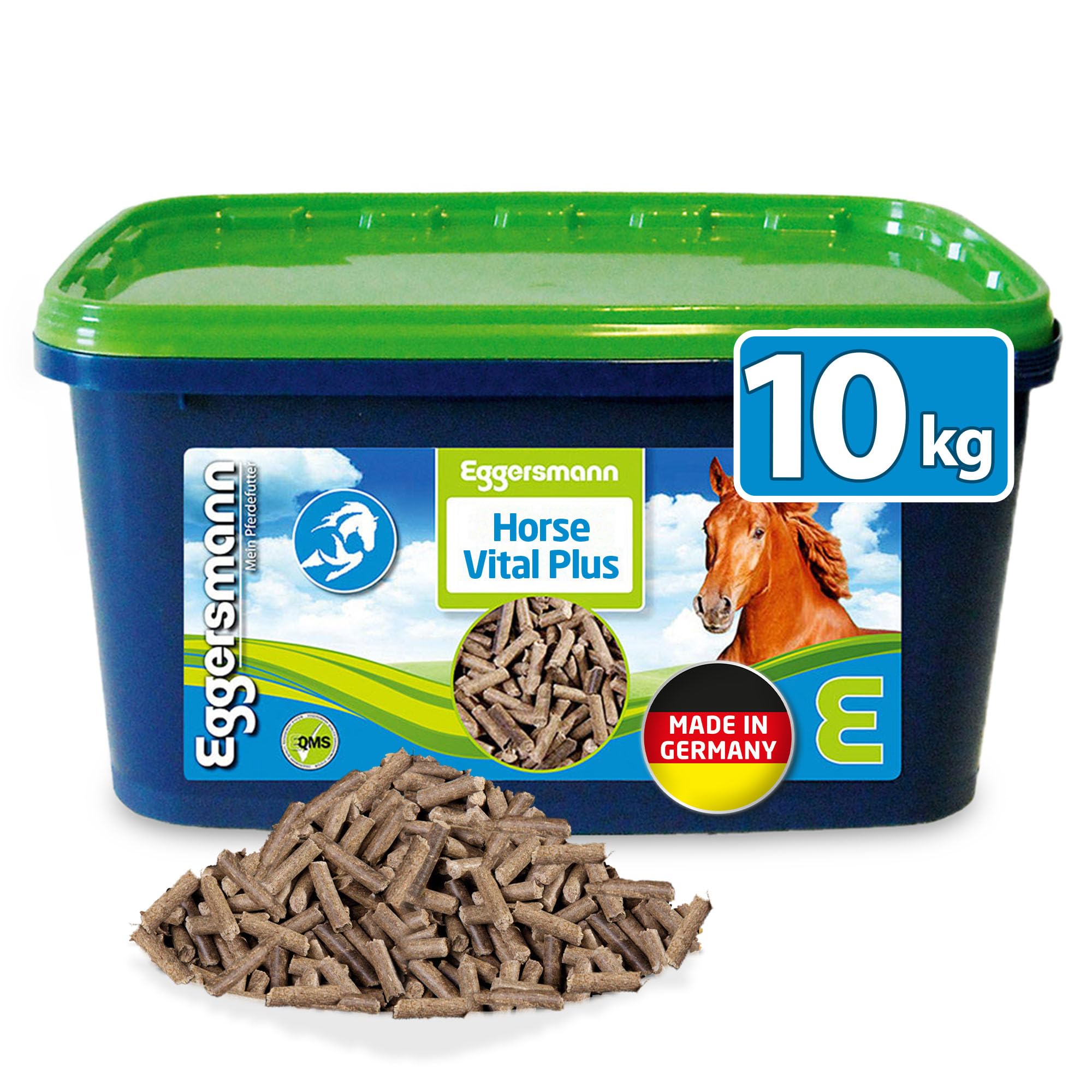 Eggersmann Mein Pferdefutter Horse Vital Plus 10 kg – Nourriture minérale pour Chevaux de Toutes Sortes – Nourriture pour Chevaux Riche en vitamines pour Un approvisionnement Optimal – pour compléter
