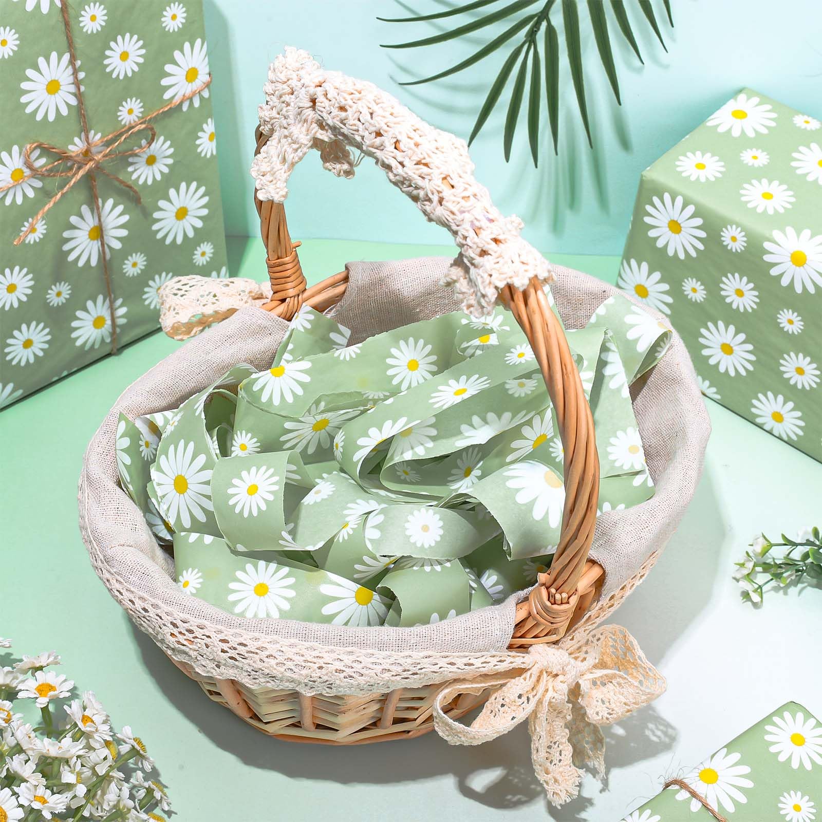 100 Sheets 20 * 14 Inches Cactus Tissue Paper Black White Succulent Cactus Printed Tissue Paper For Gift Wrapping Birthday Baby Shower Party DIY Craft